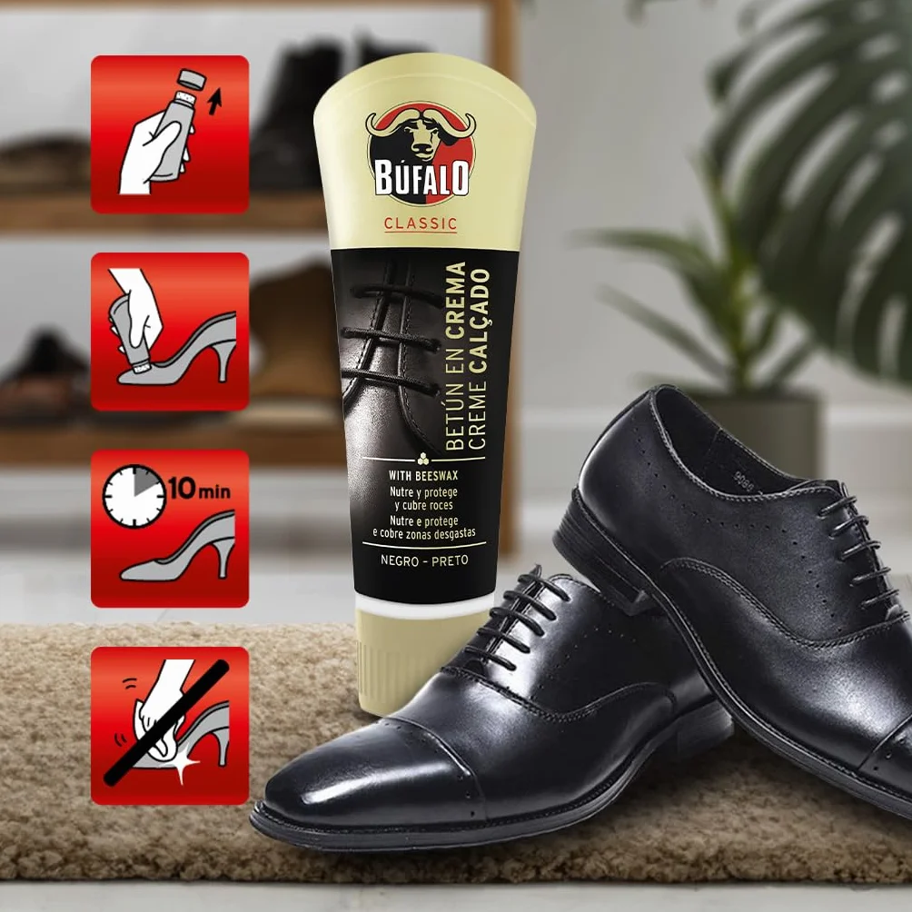 Buffalo Classic bitum w kremie do butów 50 ml pielęgnacja obuwia
