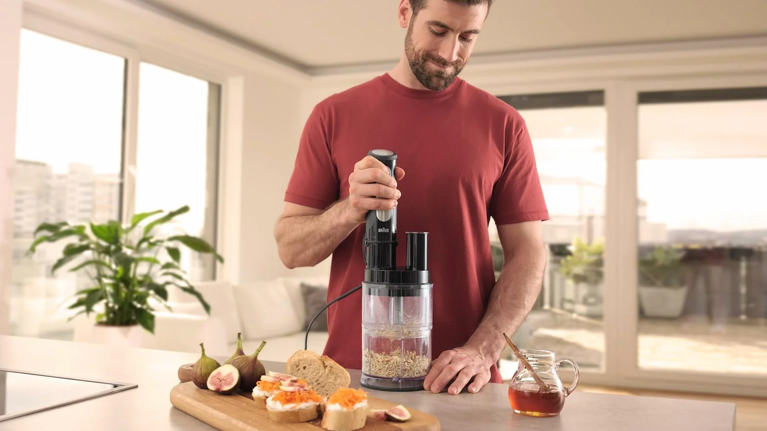 Braun MultiQuick 5 Pro MQ55755M blender ręczny 1000 W 25 poziomów prędkości Easy Click Plus czarny