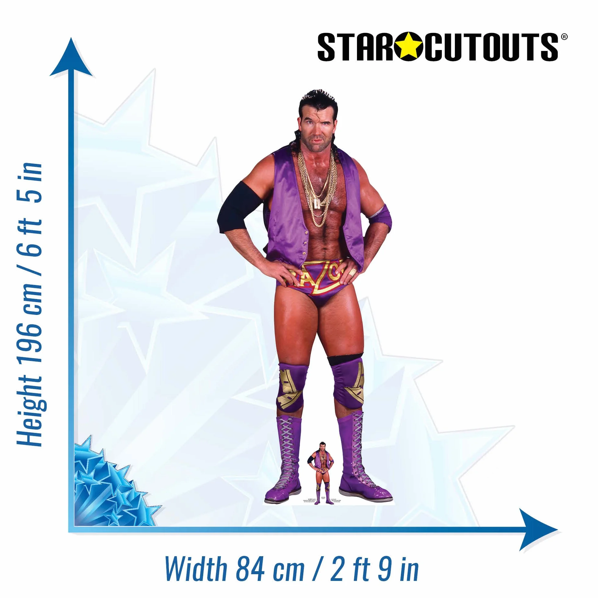 WWE Lifesize Star Cutouts Razor Ramon Kartonowe Wycięcie