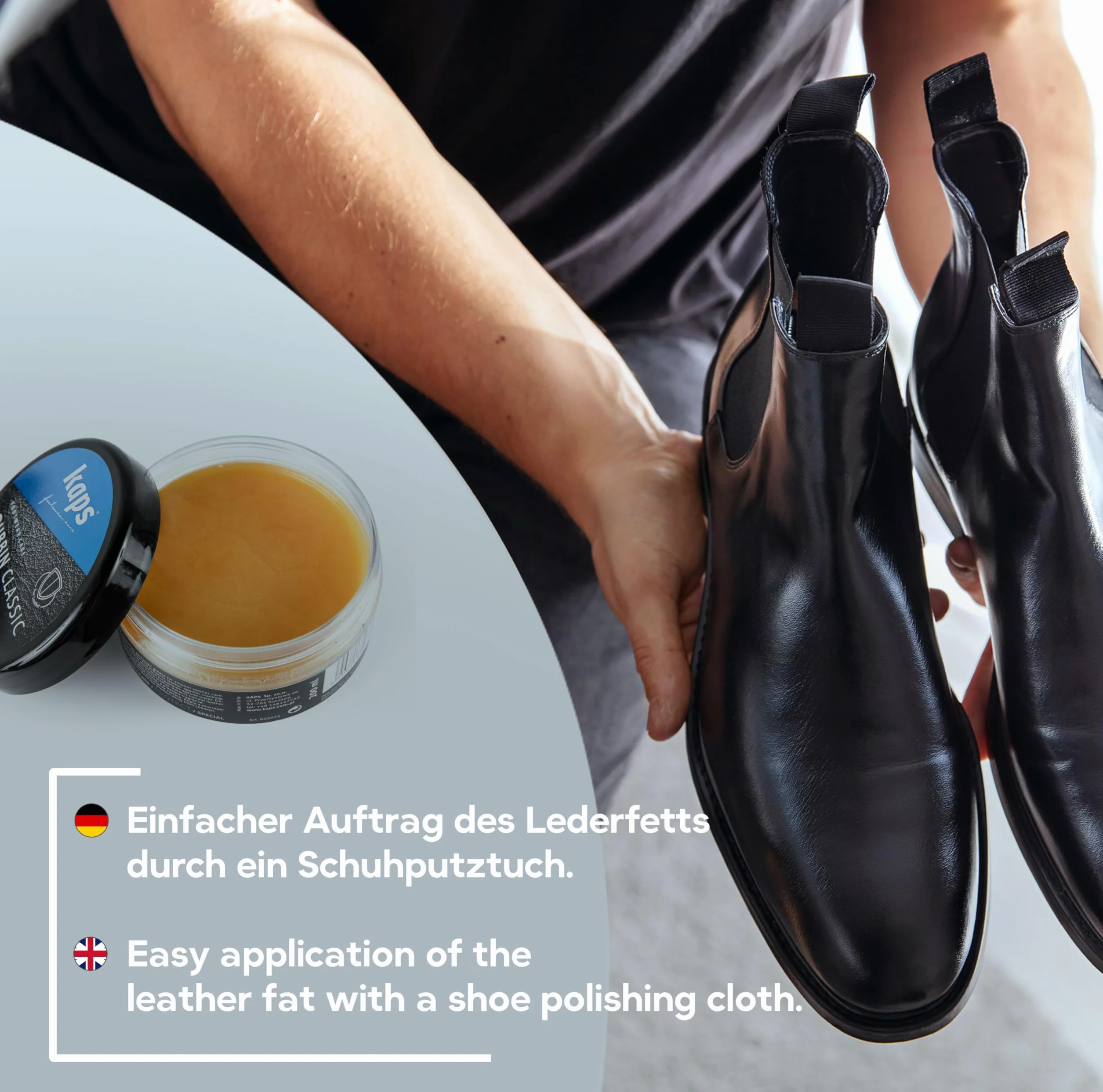 Worker Walker Dubbin Classic Pro - Wysokiej Jakośći Naturalny Wosk Do Skórzanych Butów Roboczych, Odżywiania, Impregnuje oraz Zapobiega Pękaniu Skóry, Przezroczysty, 200 ml - 6.76 fl. Oz