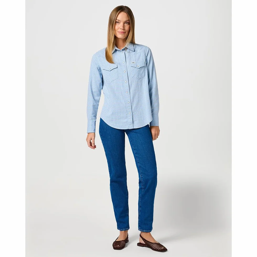 Wrangler Koszulka Kobiety Koszulka Westernowa