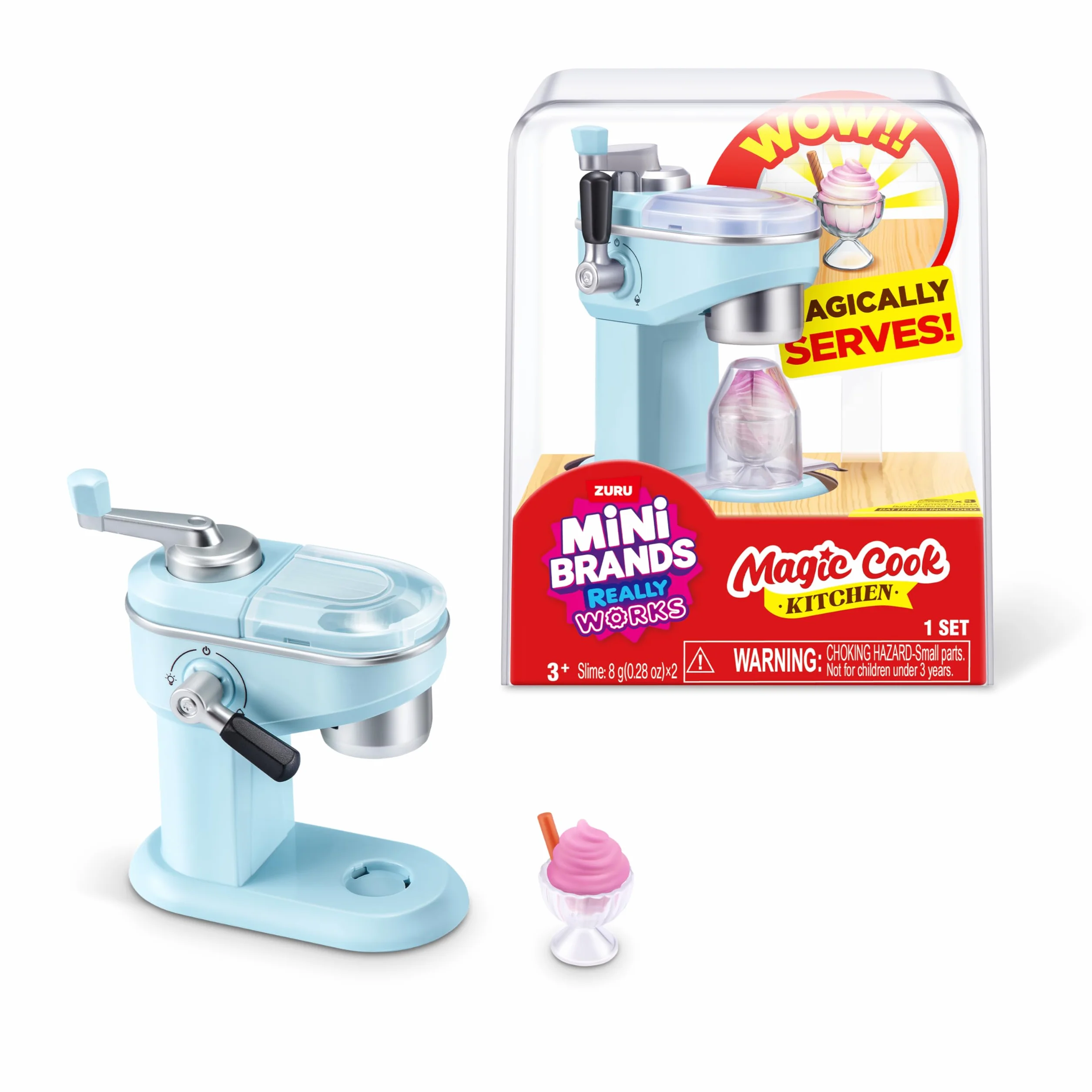 MINI BRANDS Magiczna seria kucharska maszyna do lodów