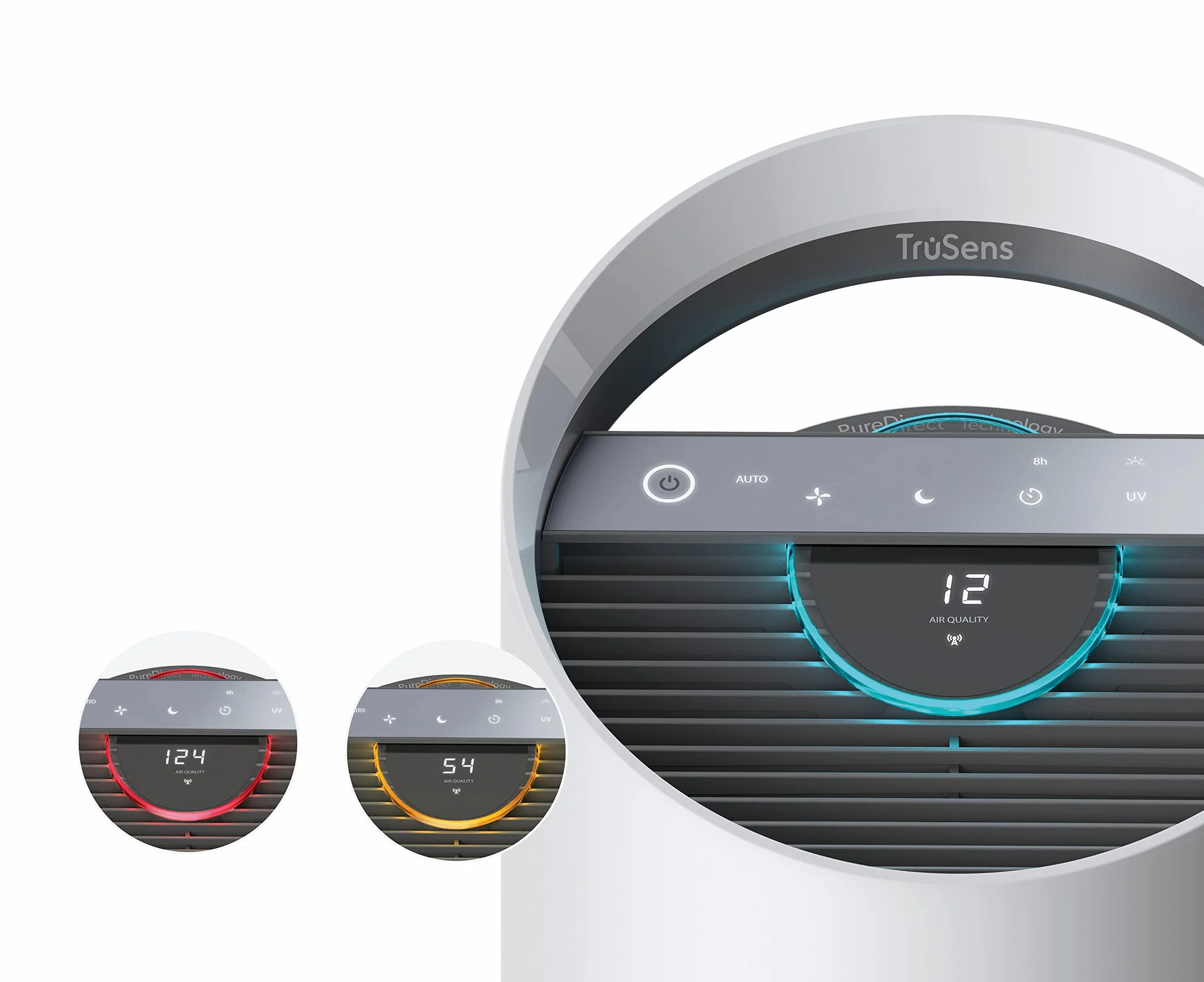 Leitz TruSens Z-3500H SMART Oczyszczacz Powietrza z Czujnikiem SensorPod, Lampą UV-C, Filtr HEPA H13 360°, Asystent Głosowy Alexa