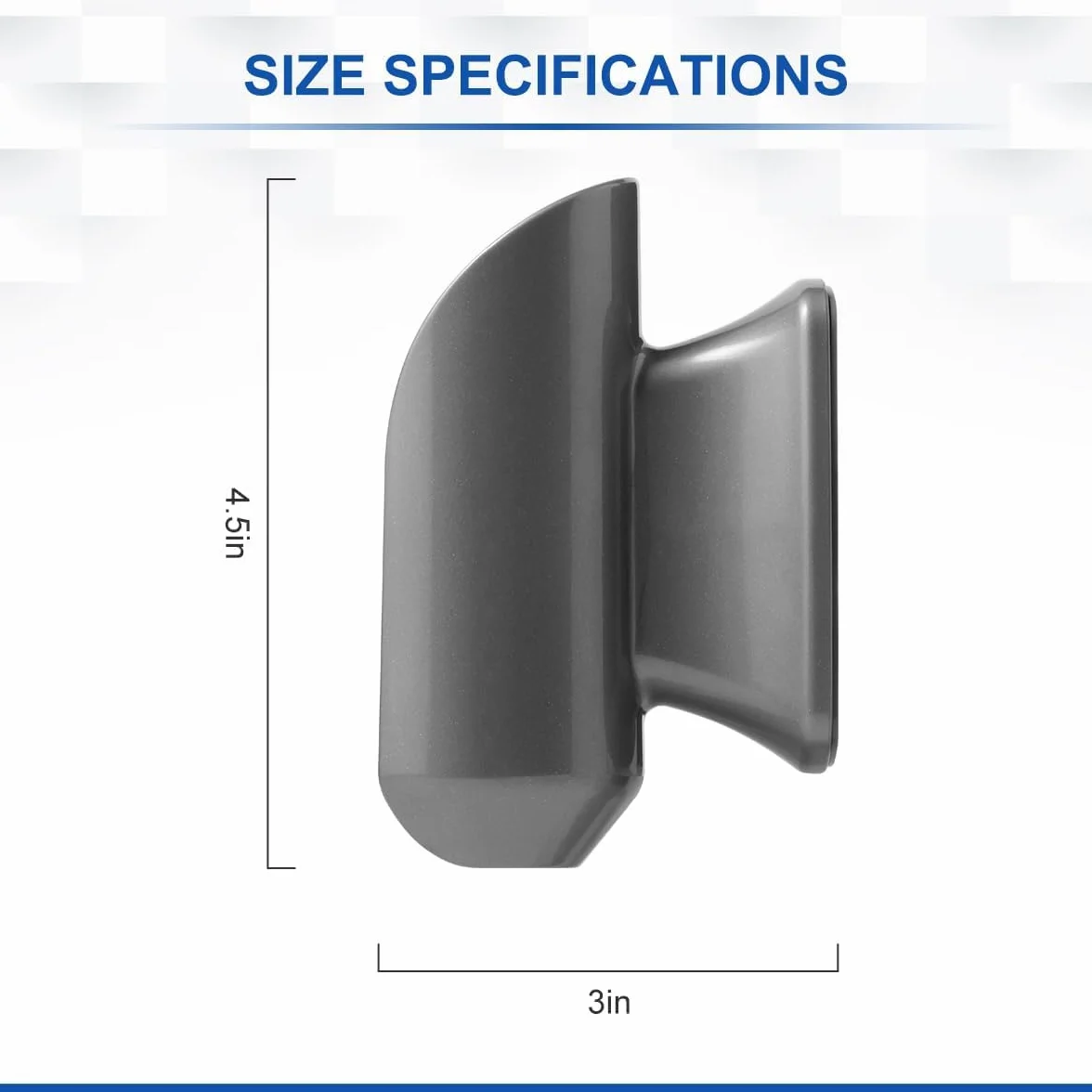 LANMU Uchwyt ścienny kompatybilny z Dyson Airwrap Styler, organizer do przechowywania, szary