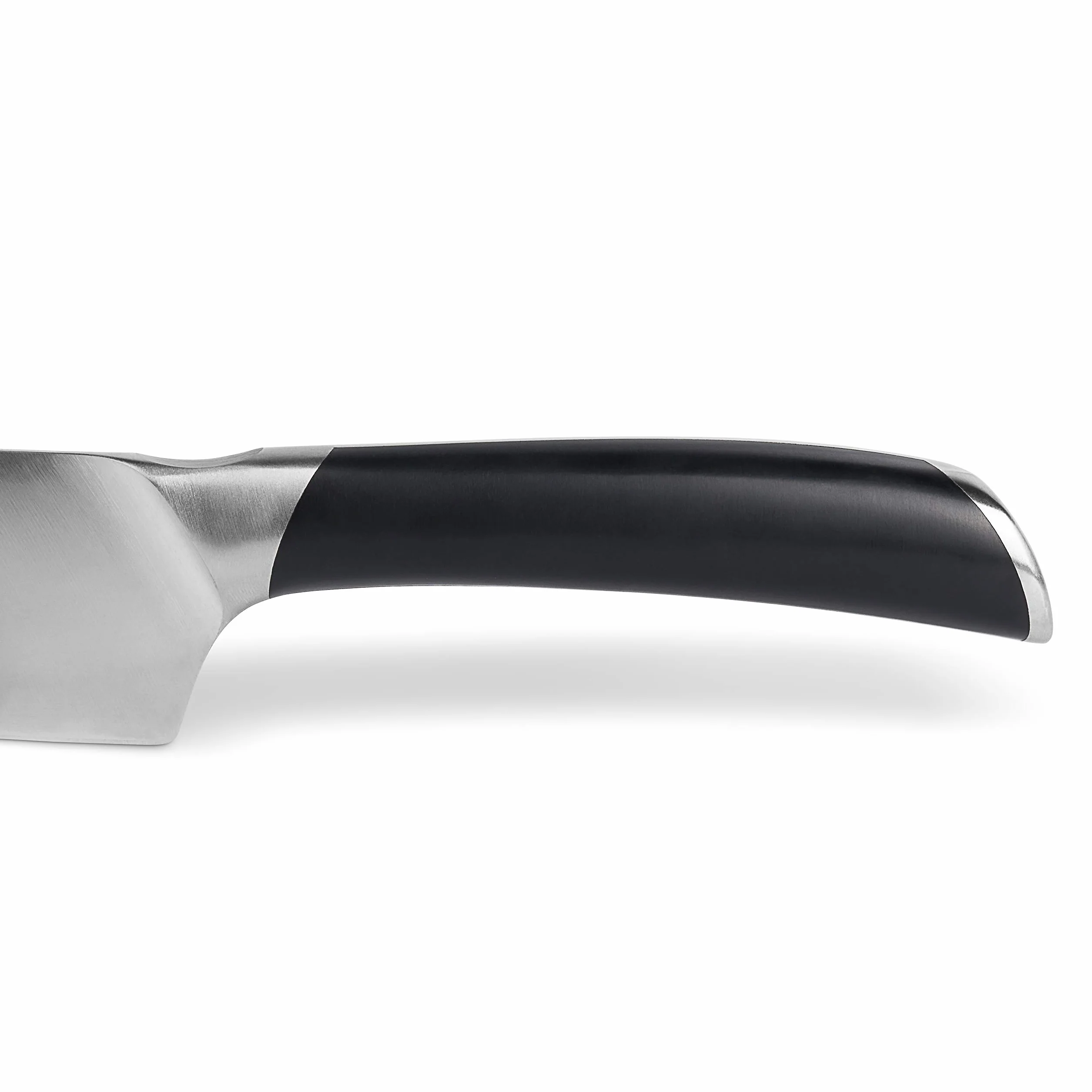 Zyliss Comfort Pro Mini nóż Santoku, kuty niemiecki nóż ze stali nierdzewnej, czarny uchwyt z podpórką na palce, nóż kuchenny