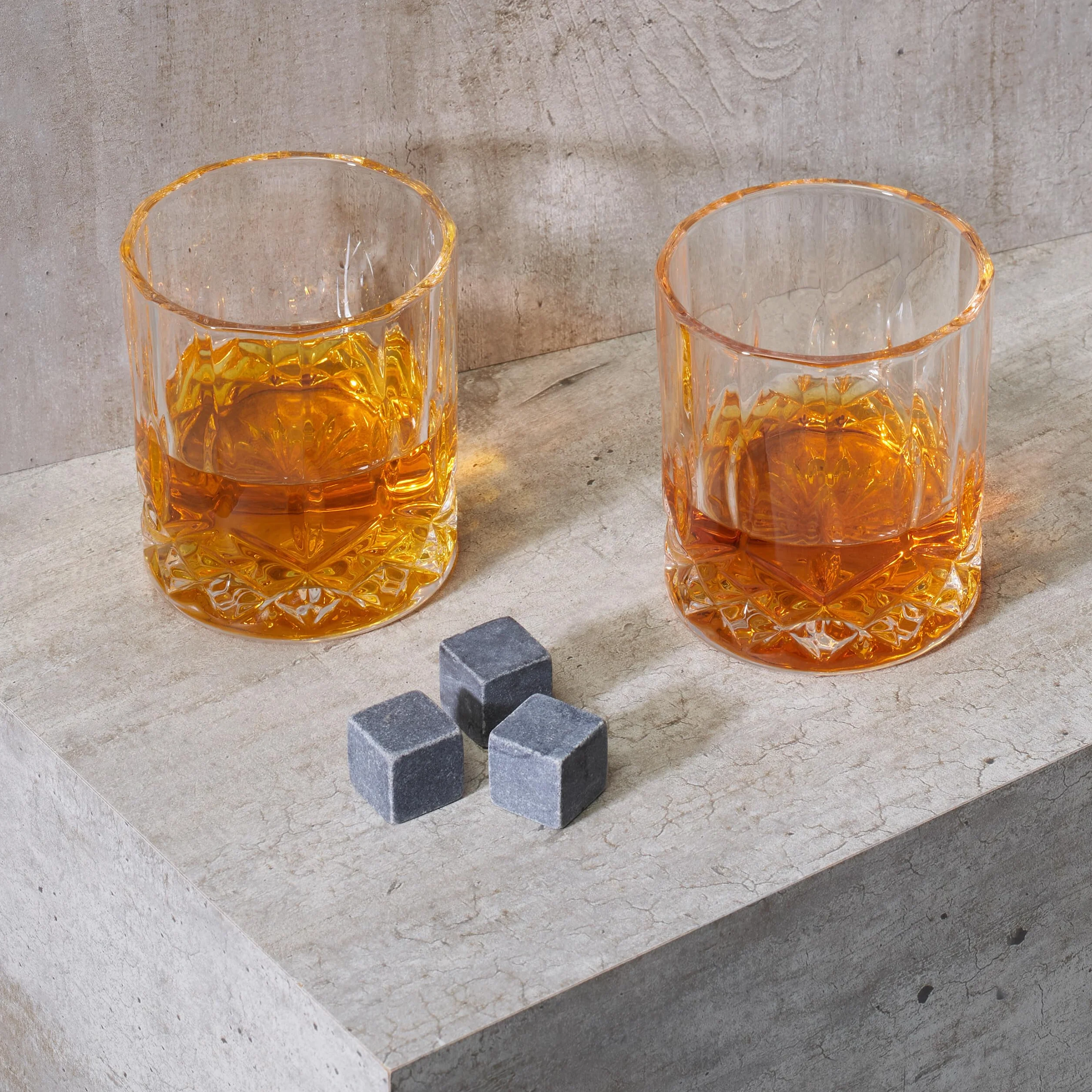 Relaxdays Kieliszki do whisky zestaw 4 sztuk 300 ml szklanki do wódki przezroczyste