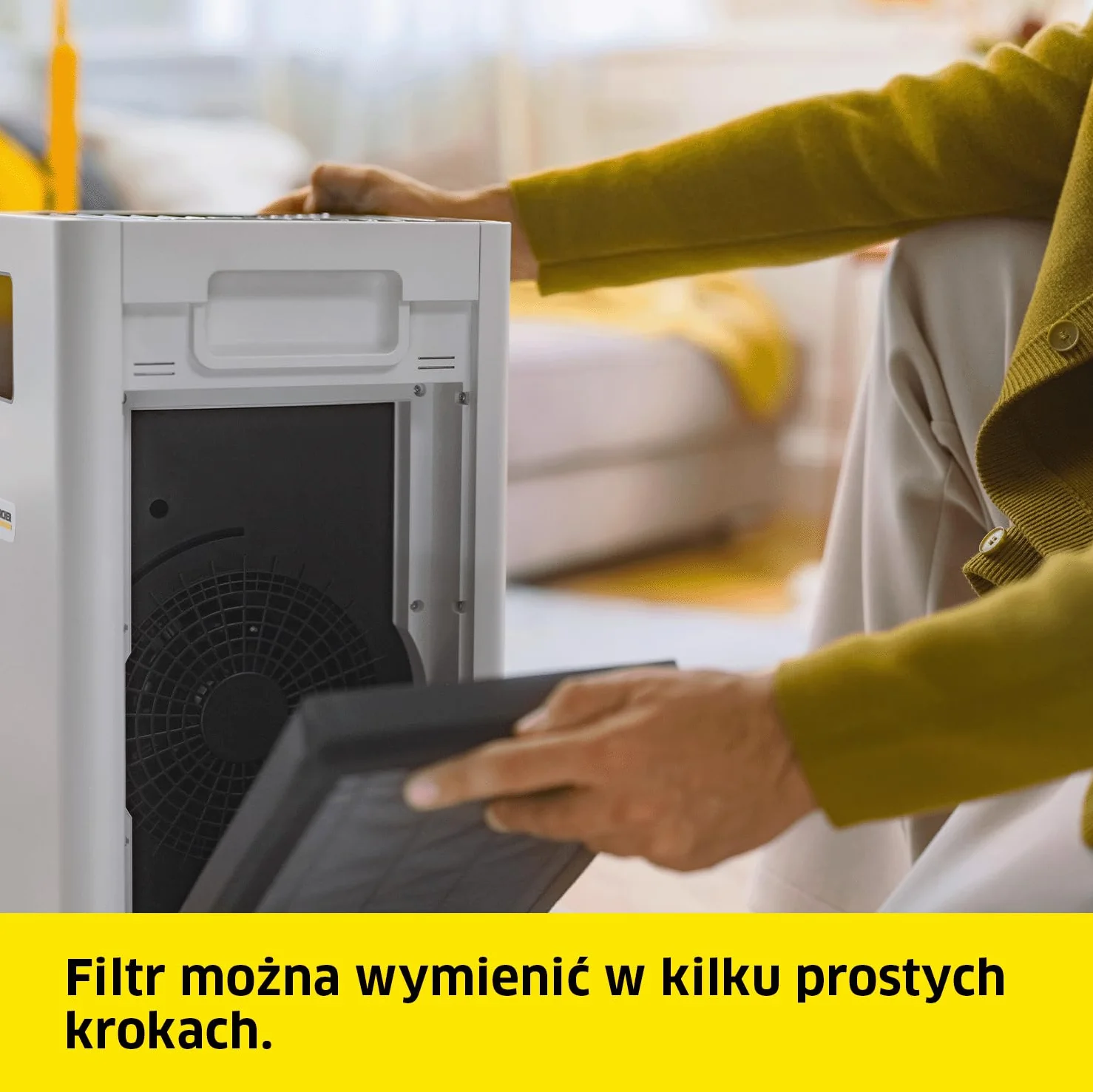 Kärcher Oczyszczacz Powietrza AF 50 Signature Line 520 m³/h 100 m² 99,95% 0,3 μm