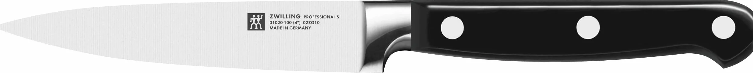 ZWILLING Professional S Messer-Set 3-tlg., Kochmesser, Fleischmesser, Spickmesser, Rostfreier Spezialstahl