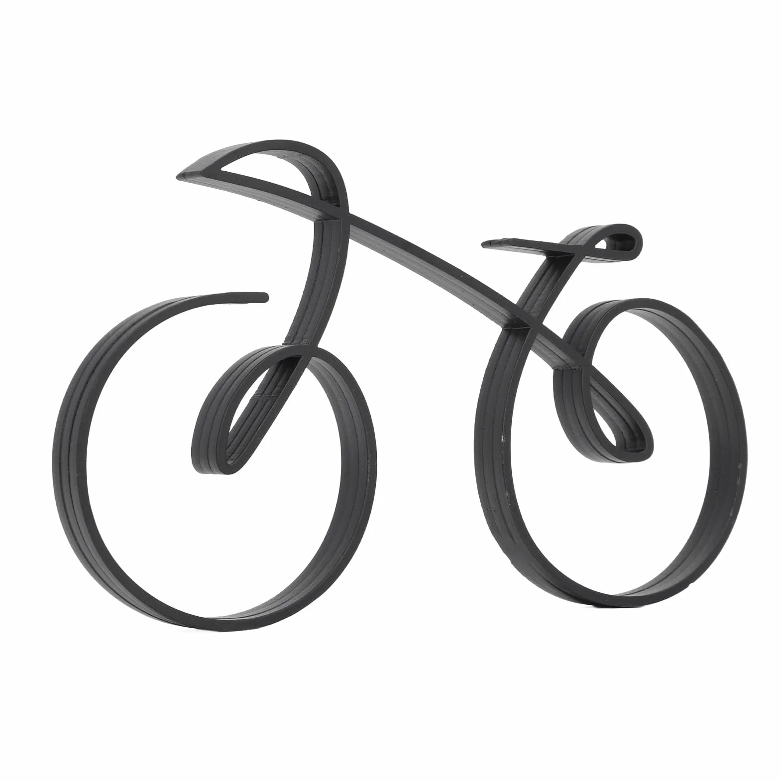 Rzeźba rowerowa Żelazna Dekoracyjna Figurka Sztuka Wystrój Domu dla Rowerzysty