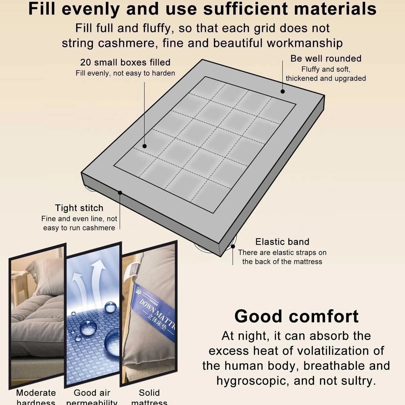 Friendly for Skin 3" Extra Thick Japanese Futon Mattress, Foldable Tatami Pad Mat for Adults - Guest Mattress (Green, Twin)