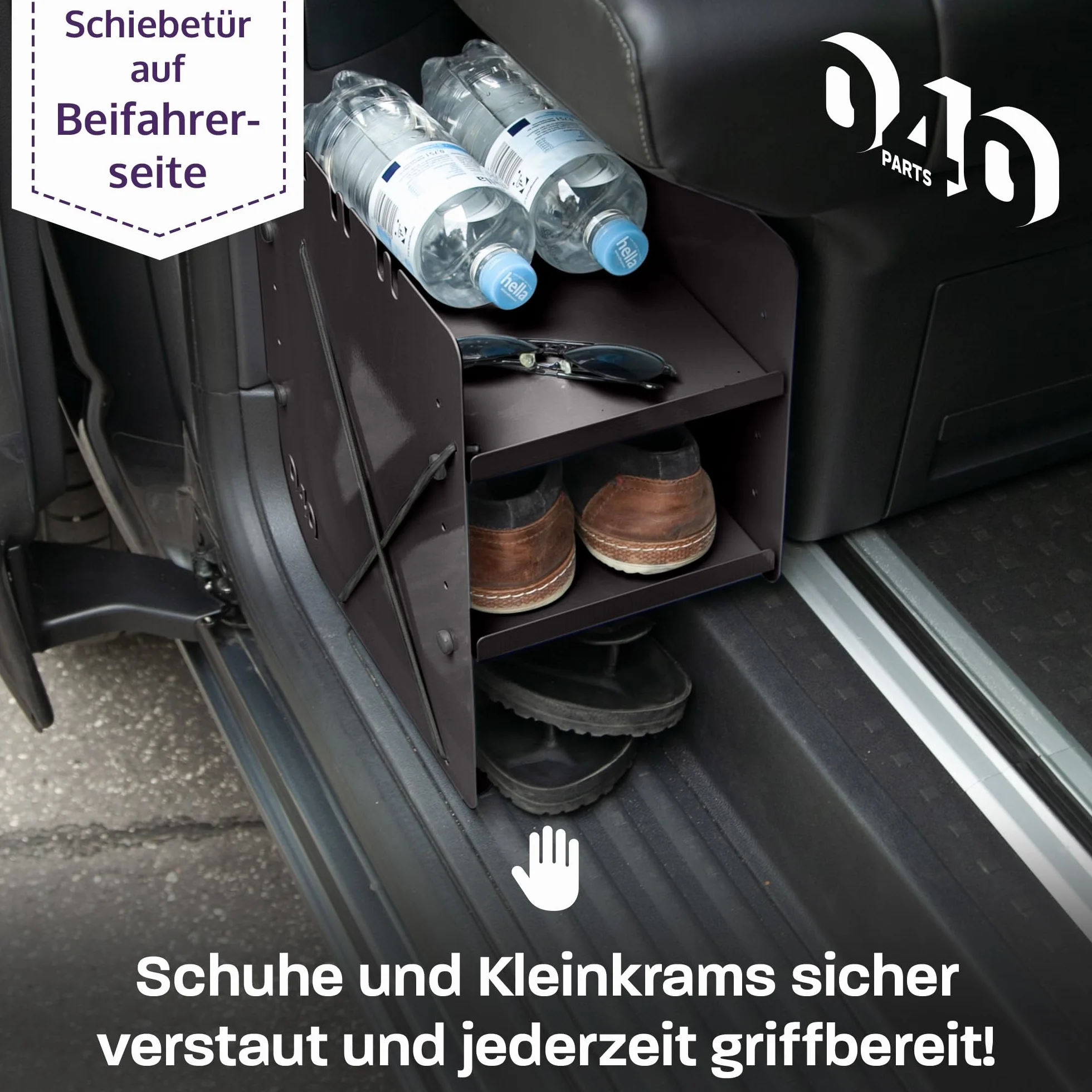 Akcesoria VW T5 T6 T6.1 California Czarny Regał na Buty Organizer Torba