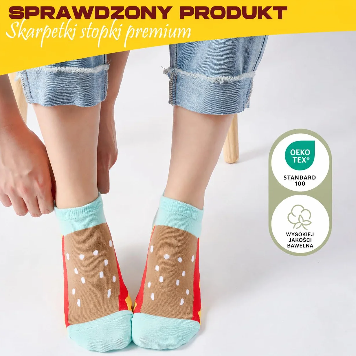Effet Zabawne Skarpetki dla Kobiet i Dziewcząt, 8 Par Bawełna Łokcie, Kolorowy Uroczy Design | Unikalne Prezent Mamo, Żona, Dziewczyna | Boże Narodzenie, Urodziny, Dzień Matki