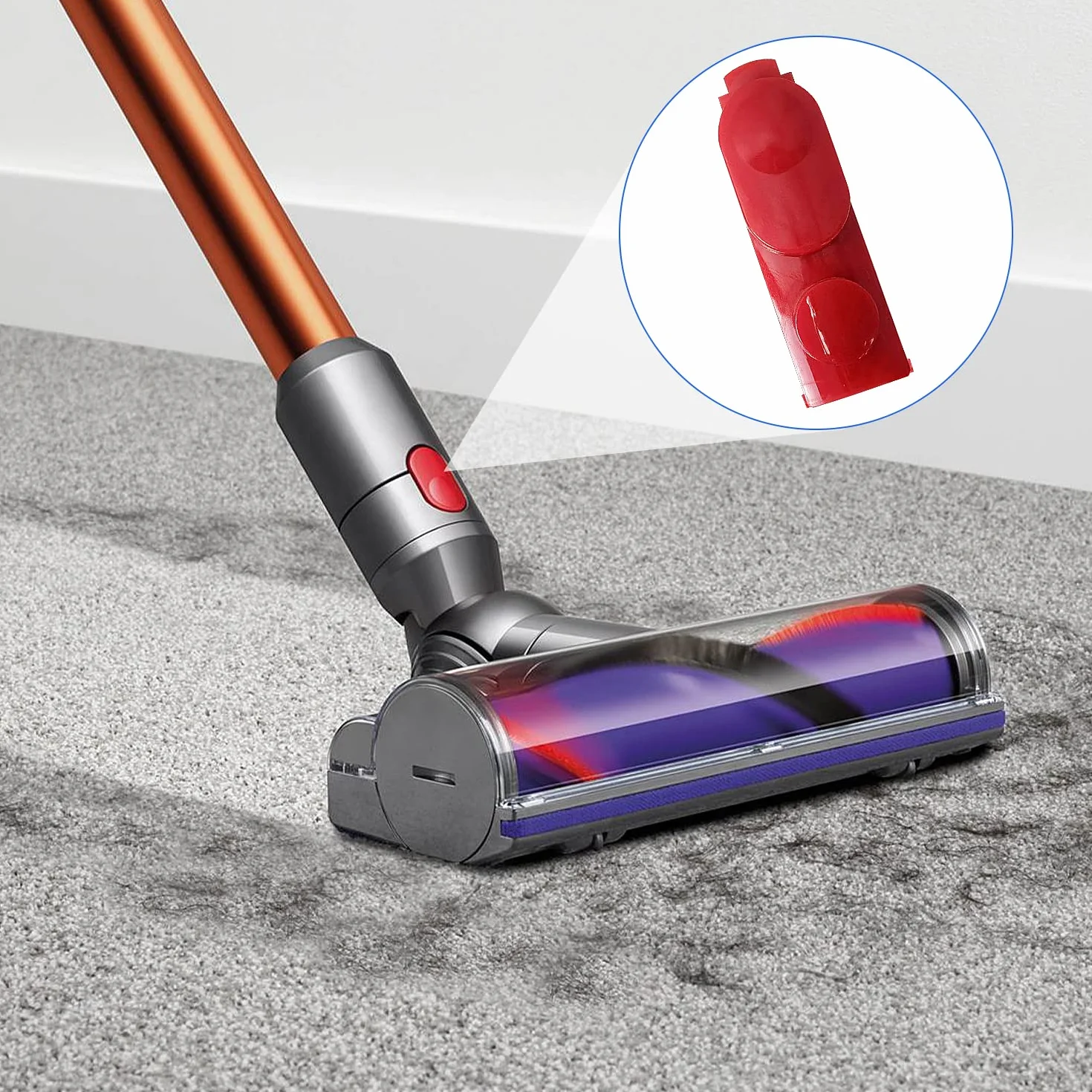 Przełącznik zamienny do odkurzacza Dyson V6 V7 V8 V10 V11 V15, 2 sztuki