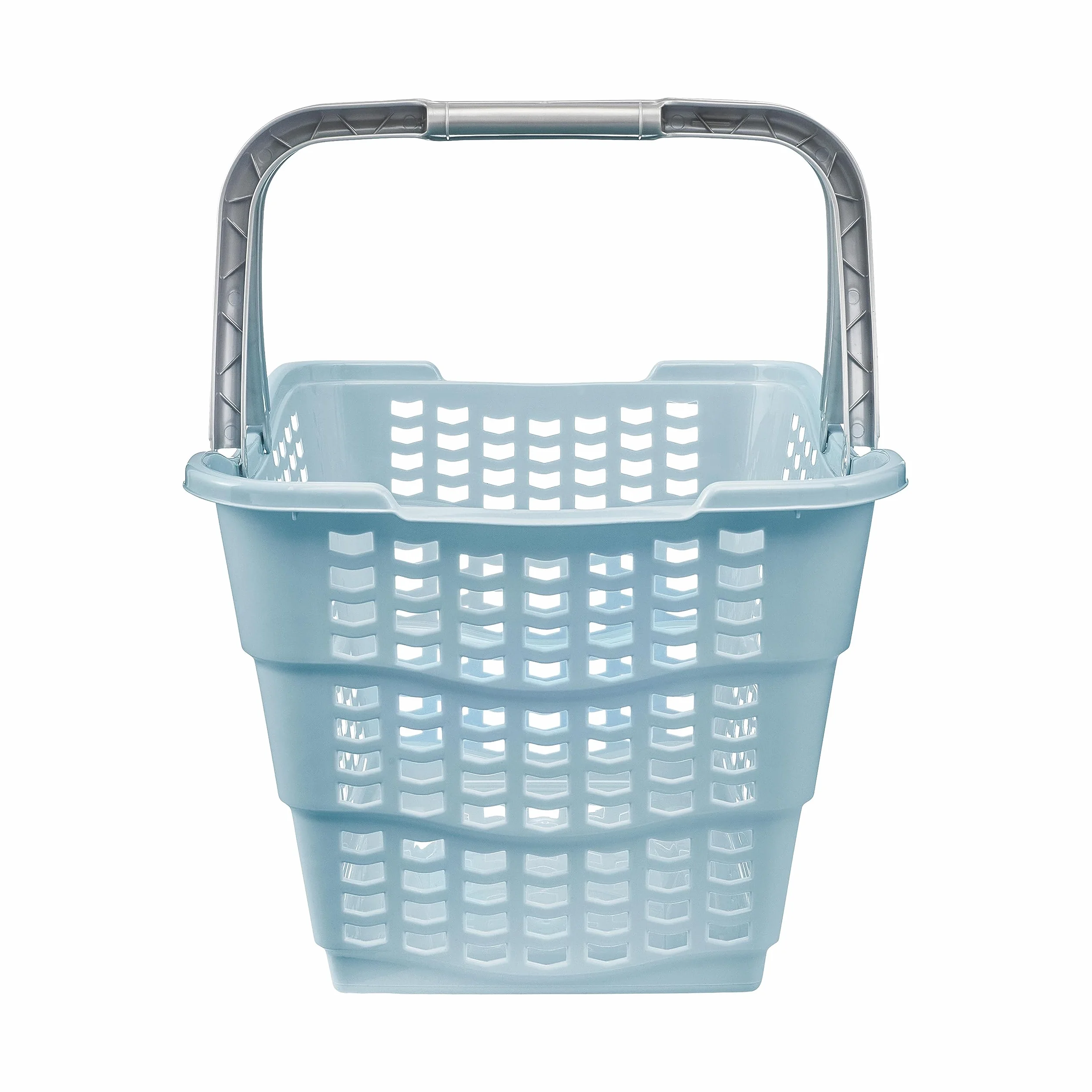 keeeper Praktischer Einkaufskorb Alma, Stabiler Kunststoff (PP), 40 x 29 x 22,5 cm, 15 l, Nordic Blue