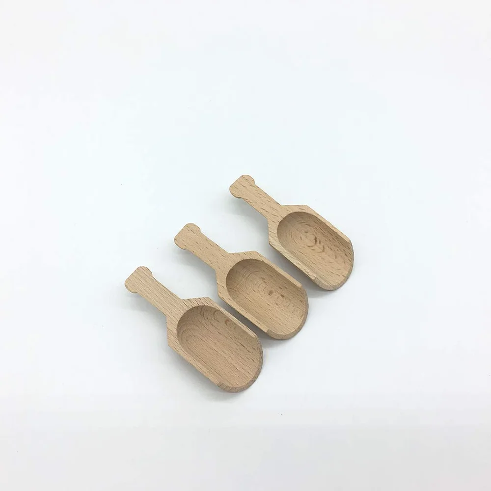 Drewniana łyżka do kąpieli i prania 3 x 7,8 cm akcesoria kuchenne