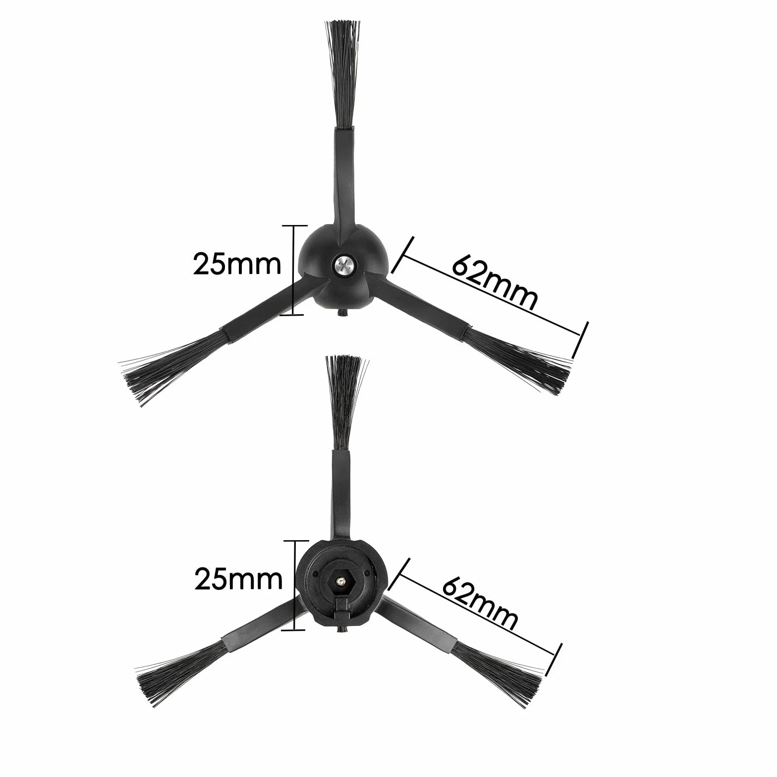 (8 Sztuk) Szczotki boczne do Roborock Q Revo, Qrevo Pro, Qrevo S, Qrevo Slim, Qrevo Master, Q5 Pro, Q5 Pro+, Q5 Max+, Q7 Max, Q7 Max+, Q8 Max+, S8 Pro Ultra, S8 MaxV Ultra, S7 MaxV Ultra