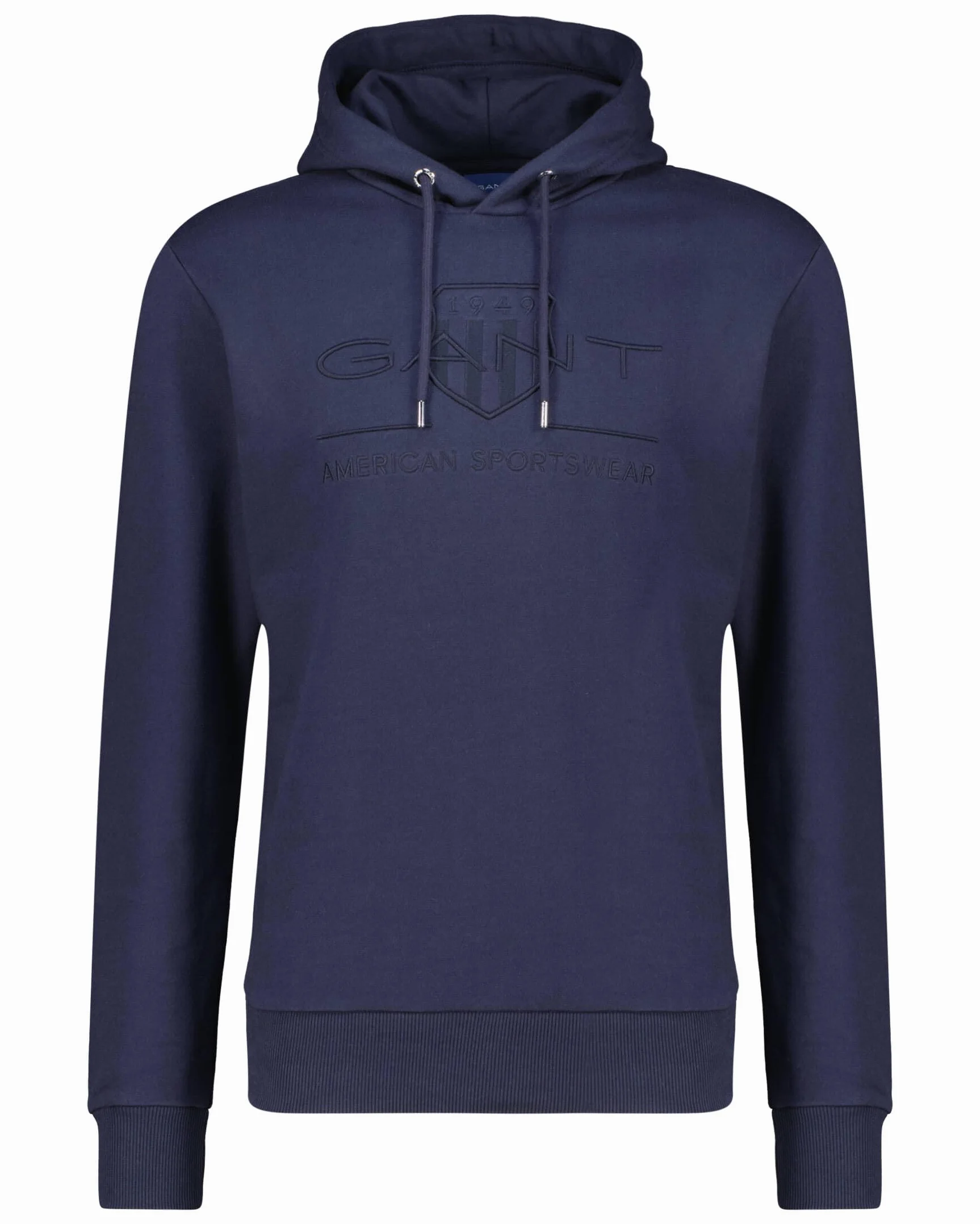 GANT Reg Tonal Shield męska bluza z kapturem, niebieski (Evening Blue), L