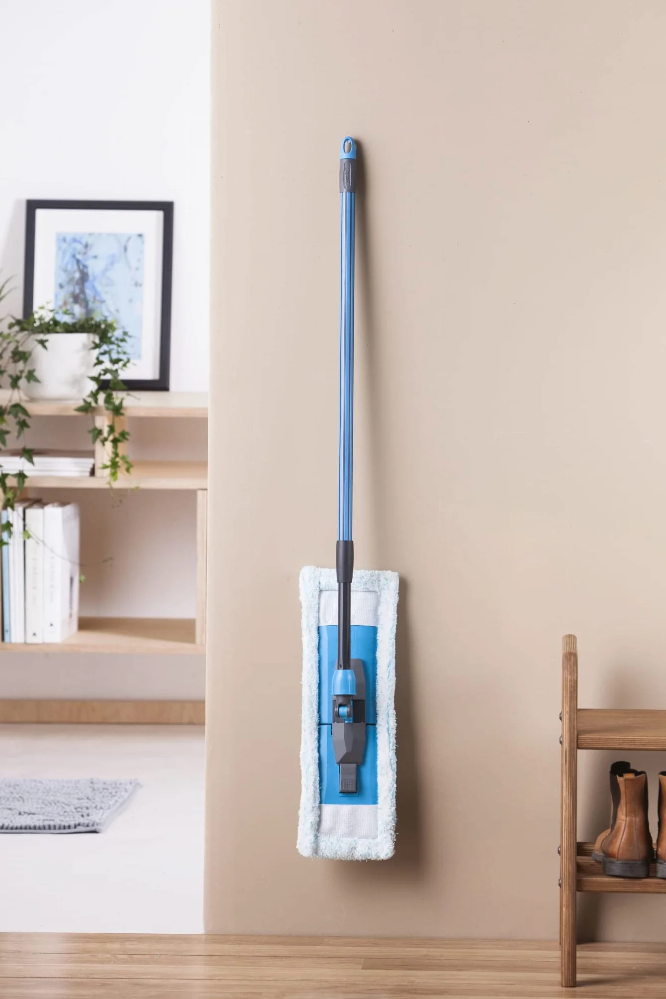 YORK Mop Płaski POWER COLLECT z Mikrofibry do Mycia Podłogi na Sucho i Mokro