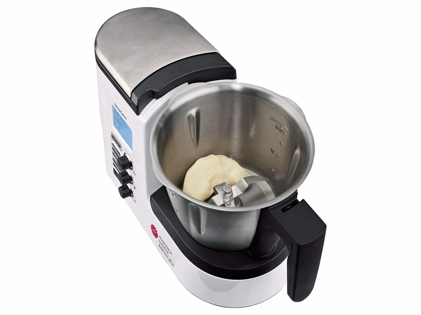 Silvercrest Monsieur Cuisine Edition Plus Dziewięć Wielofunkcyjne Zmywalne Akcesoria Czarne, Srebrne