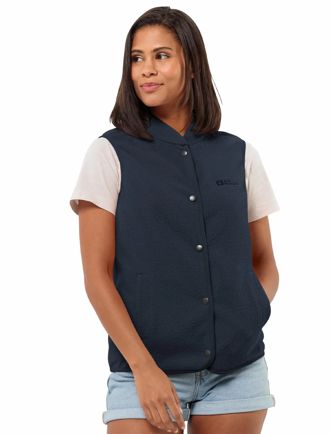 Jack Wolfskin Kamizelka polarowa Kobiety Light Curl Vest W