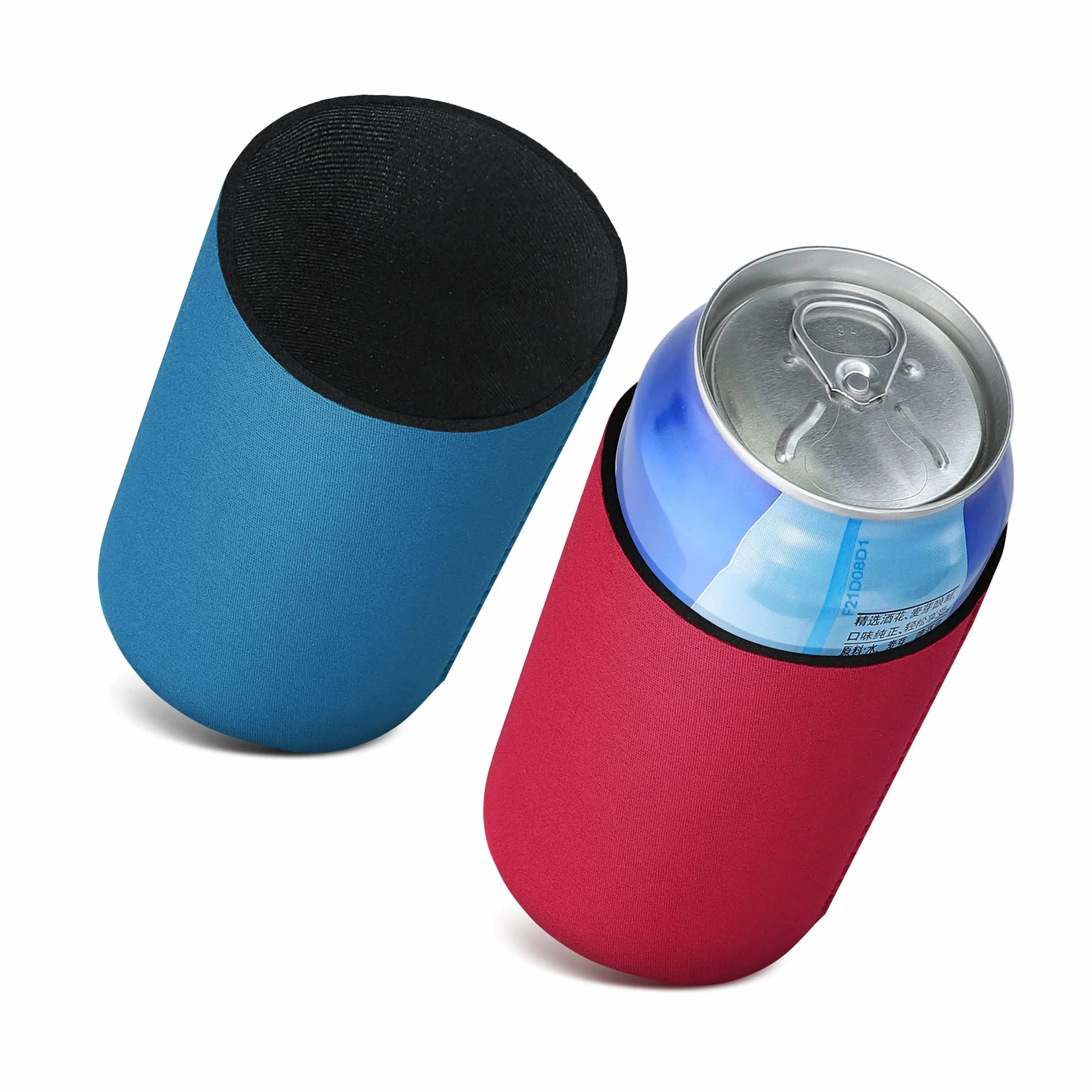 kwmobile Pojemnik Chłodzący 2 x 500 ml Czerwono-Niebieski