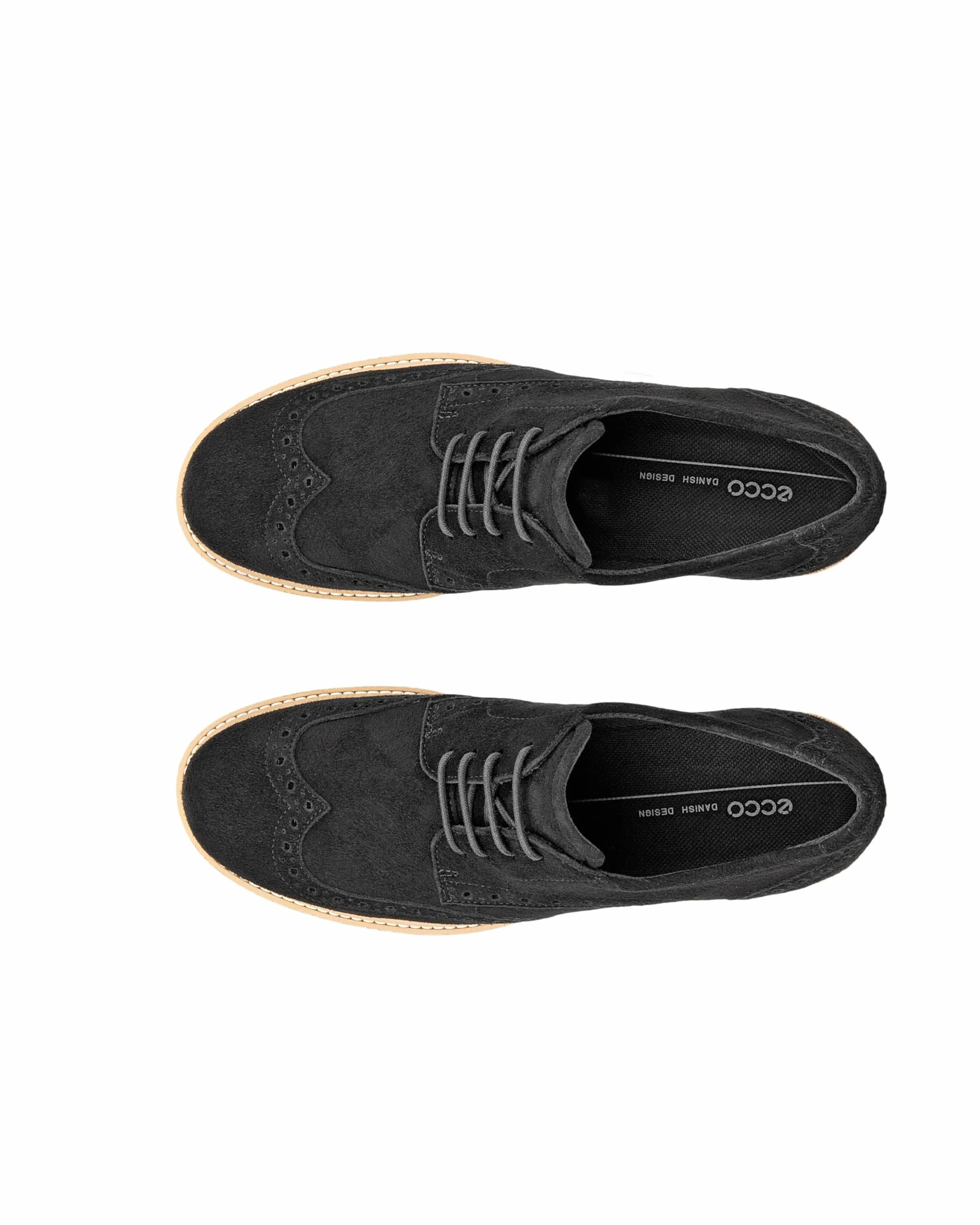 ECCO Elaina Oxford Flat damskie, Czarny, 37 EU