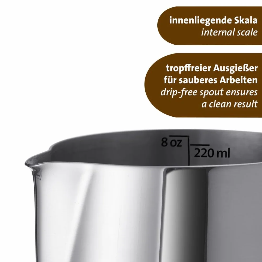 Westmark Dzbanek na mleko Brasilia 220 ml stal nierdzewna akcesoria baristyczne