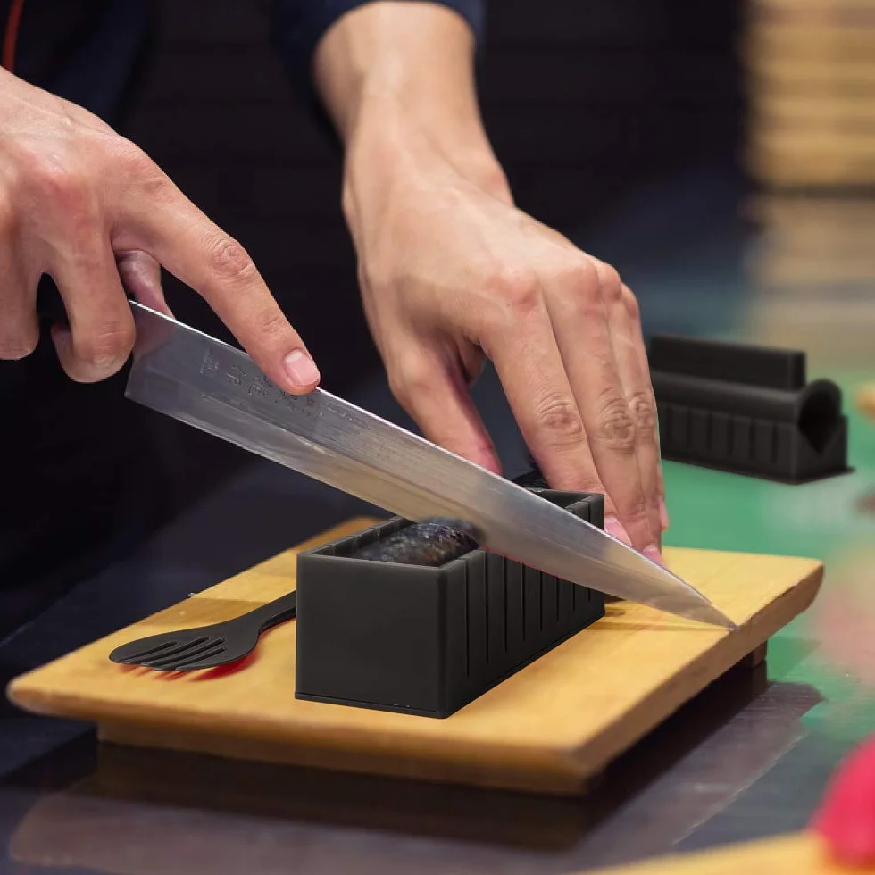 Sushi Maker Zestaw do Robienia Sushi 17 szt Domowy dla początkujących Prezent Czarny