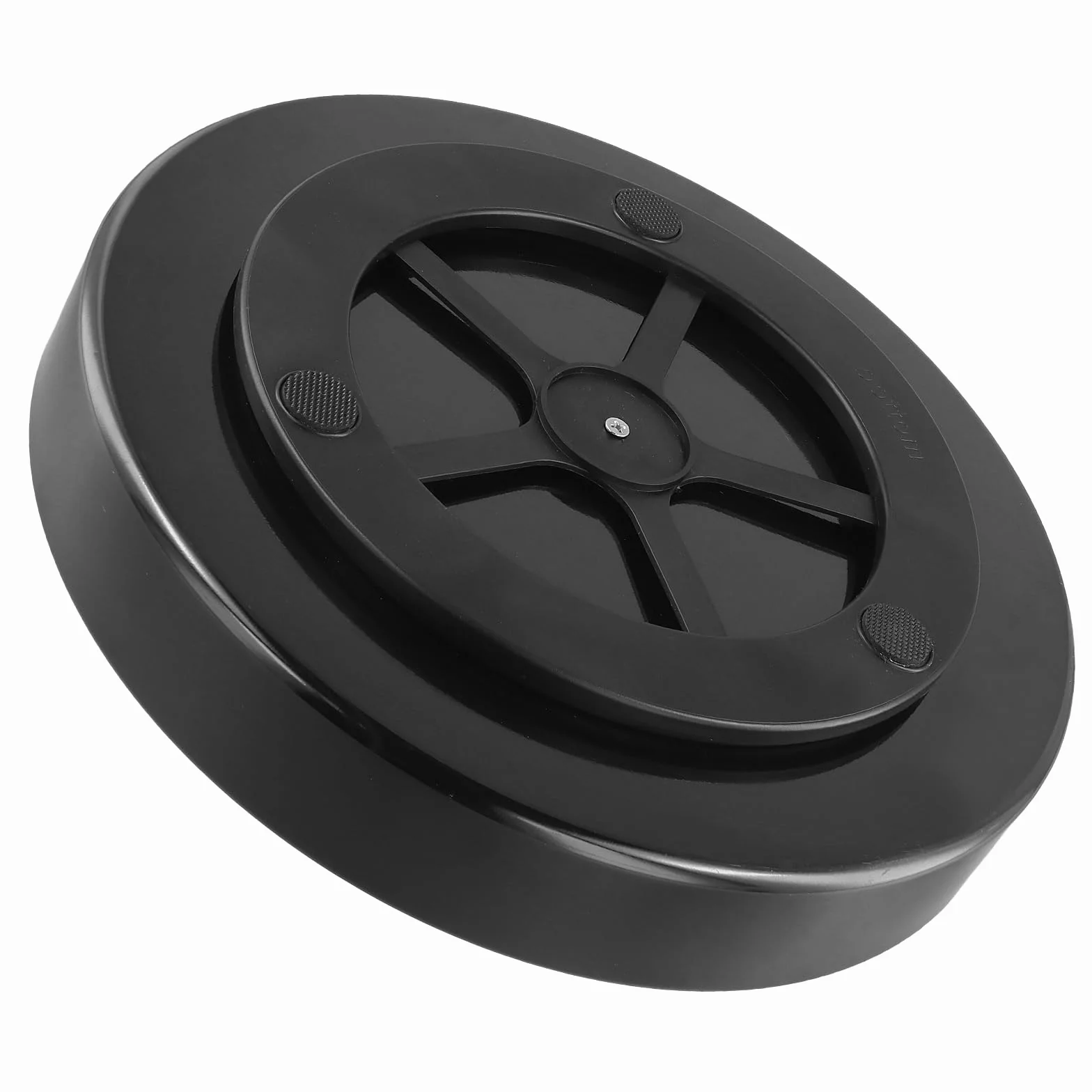 Lazy Susan talerz obrotowy 30 cm 360° czarny metal do szafy spiżarni