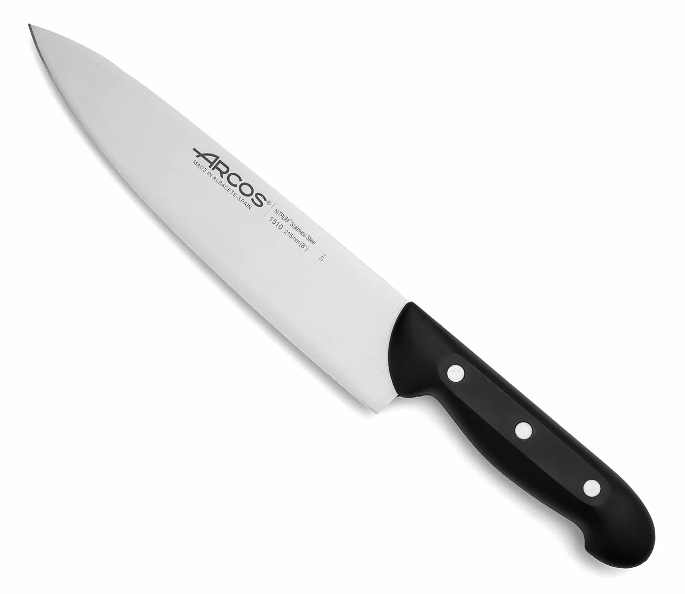 ARCOS Nożyk kucharski Chef Maitre 215 mm nóż do krojenia mięsa i warzyw stal nierdzewna czarny