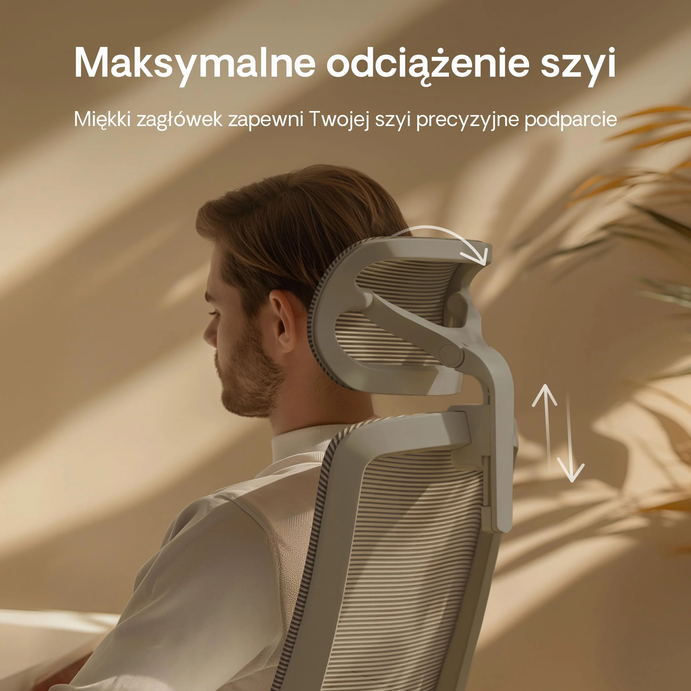 Desktronic Regulowane Ergonomiczne Krzesło Biurowe z Podparciem Lędźwiowym, Regulacja Wysokości, Oddychająca Tkanina