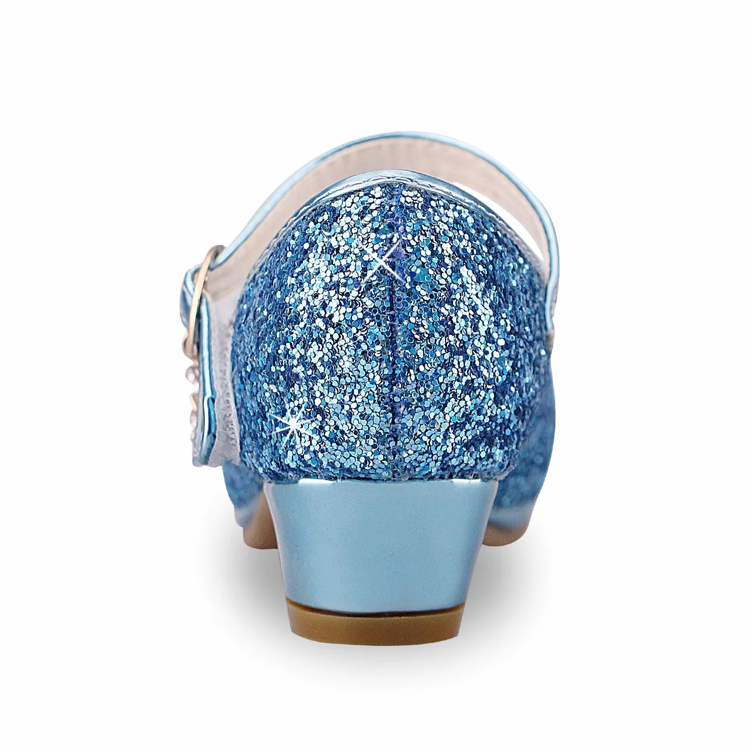 Dziewczęce buty z cekinami, buty na wysokim obcasie, dla małej księżniczki, buty na wysokim obcasie, cosplay, imprezę, czółenka, wesele, urodziny, sukienka