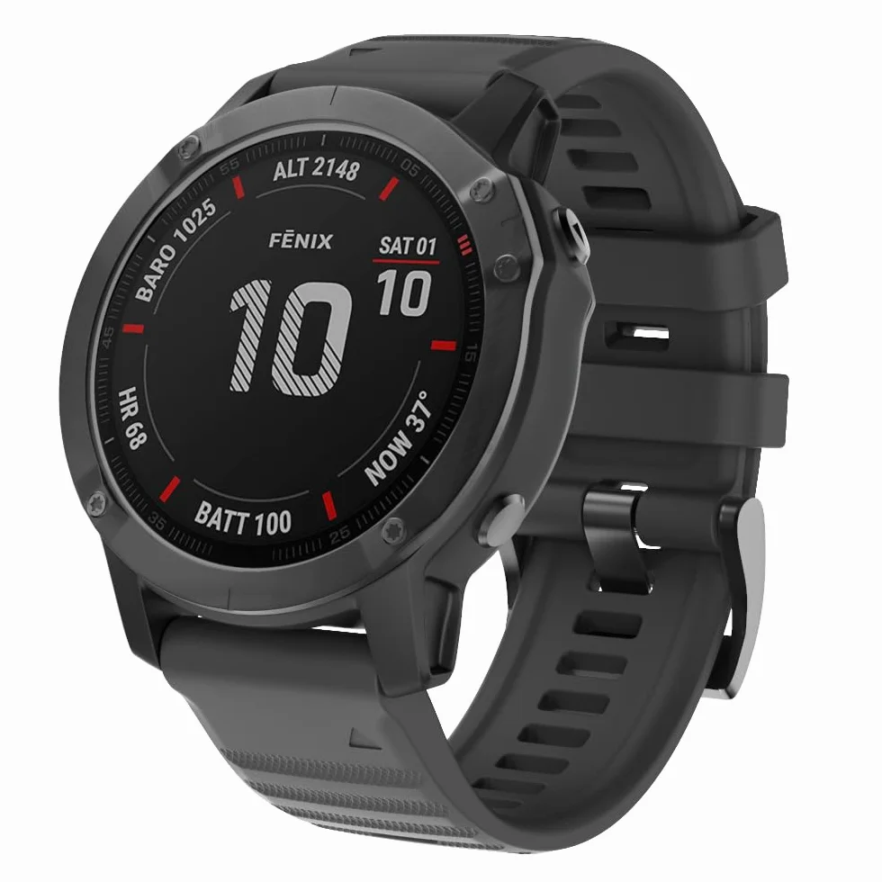 Isabake Pasek do zegarka Garmin Fenix 6X, QuickFit o szerokości 26 mm, kompatybilny z Fenix 6X/6X Pro, Fenix 5X/5X Plus, Fenix 3/3 HR