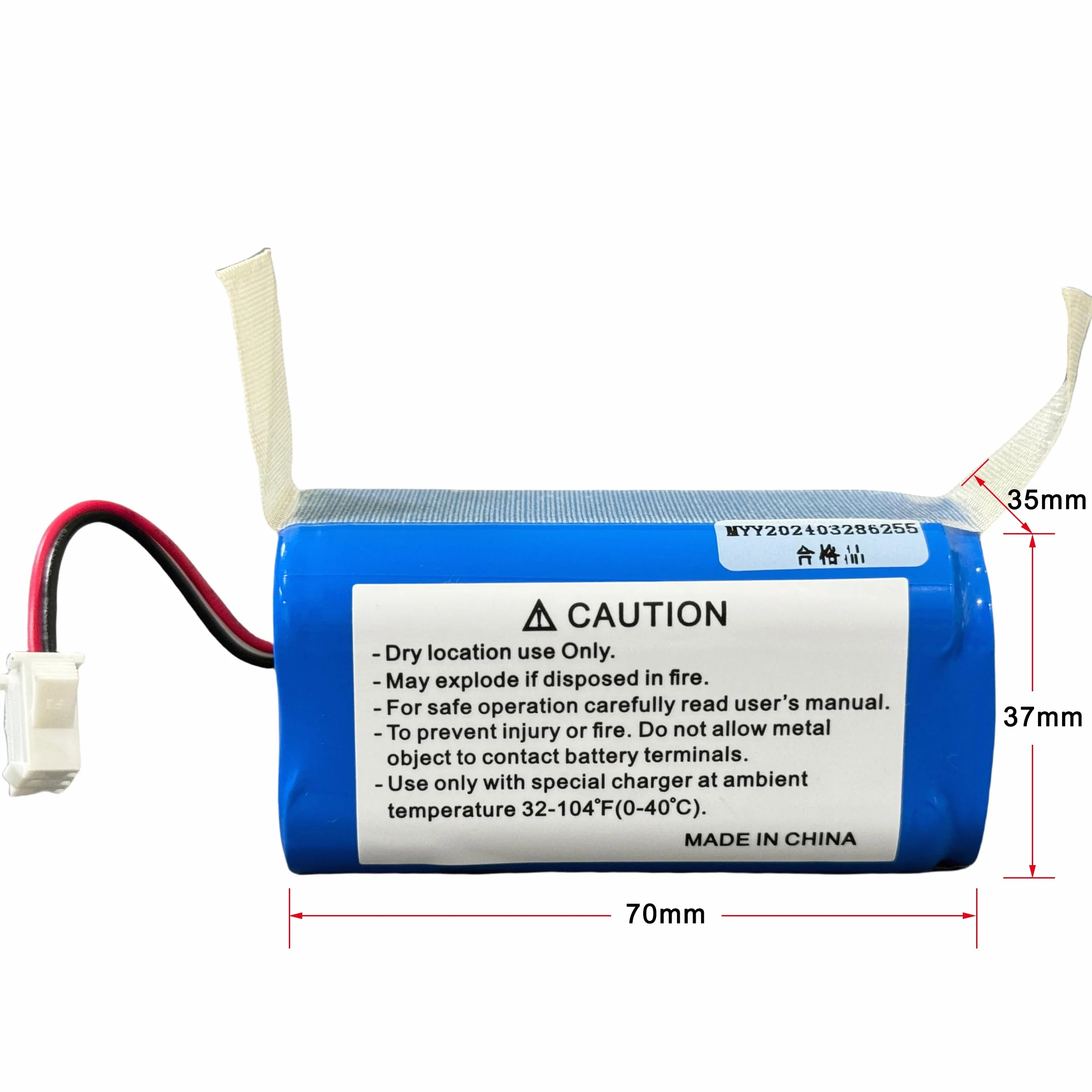 XITAIAN 14,4 V 2800 mAh INR18650 M26-4S1P Li-Ion akumulator zamienny do Shark RV700 RV720 RV725 RV750, Eufy RoboVac 11/11S/11S MAX, Proscenic 850T, Ecovacs DEEBOT N79 N79S RoboVac akumulator (wtyczka