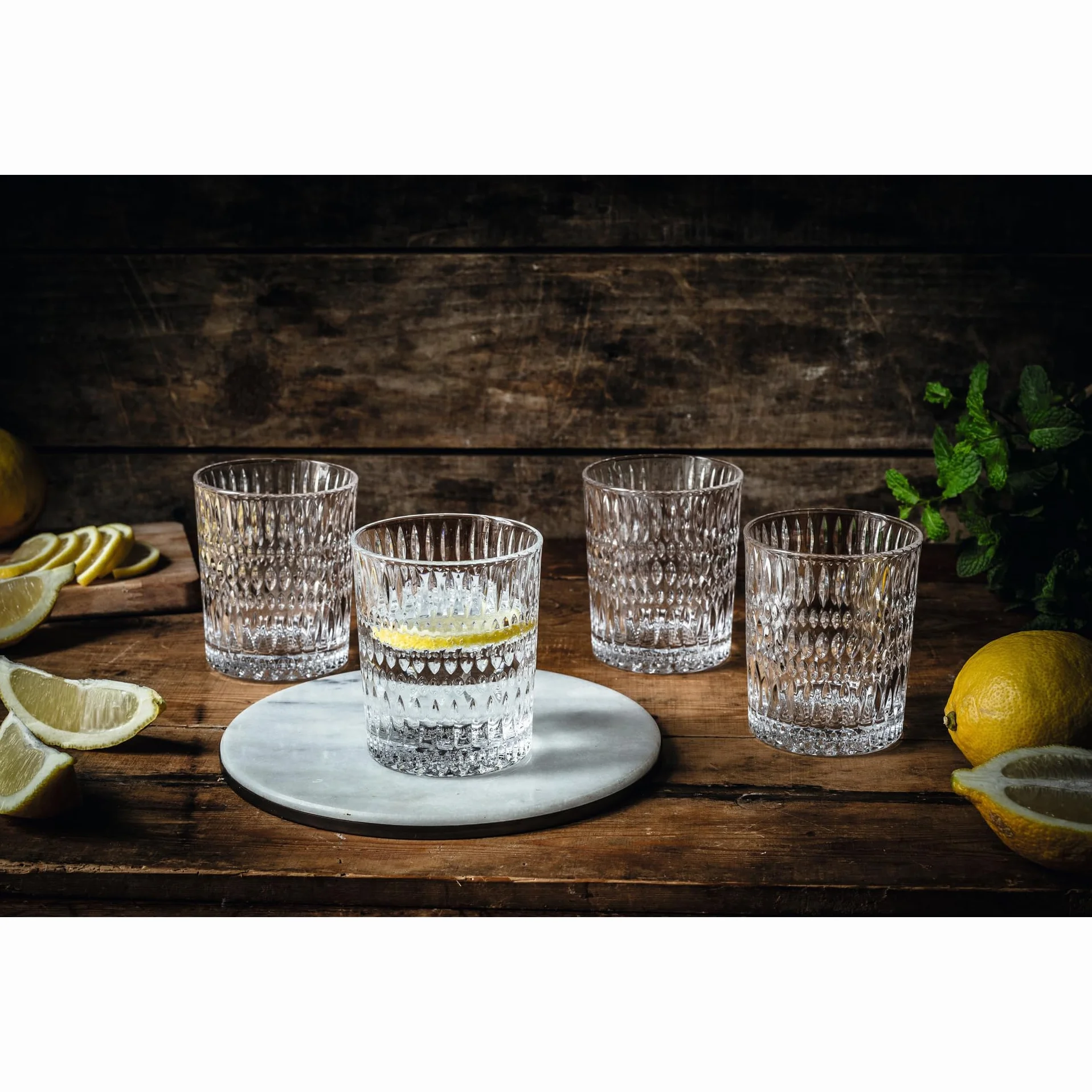 Spiegelau & Nachtmann 4-częściowy zestaw kubków szklanych kryształowych 294 ml Ethno