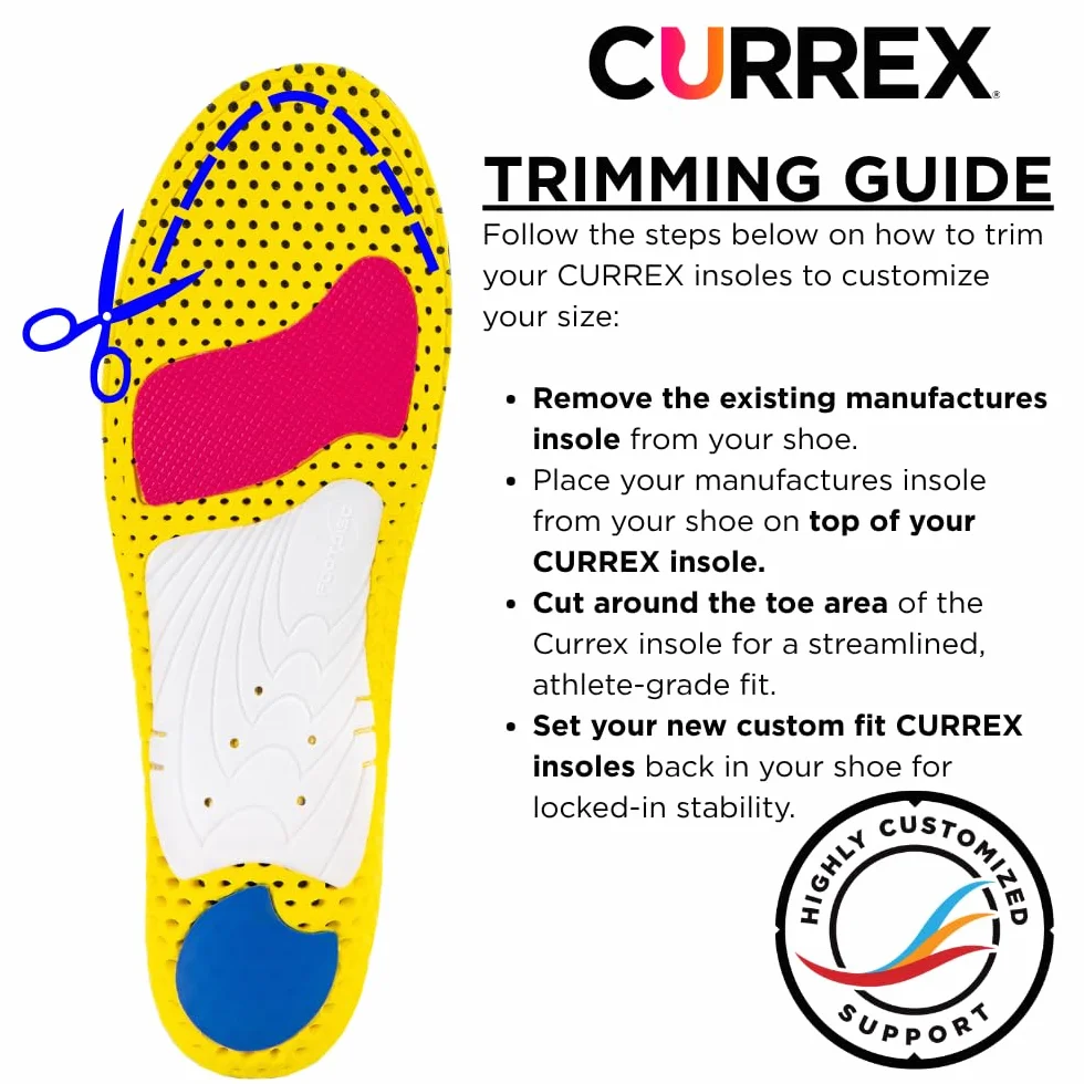 CURREX CleatPro Performance Boosting Arch Support wkładki do butów