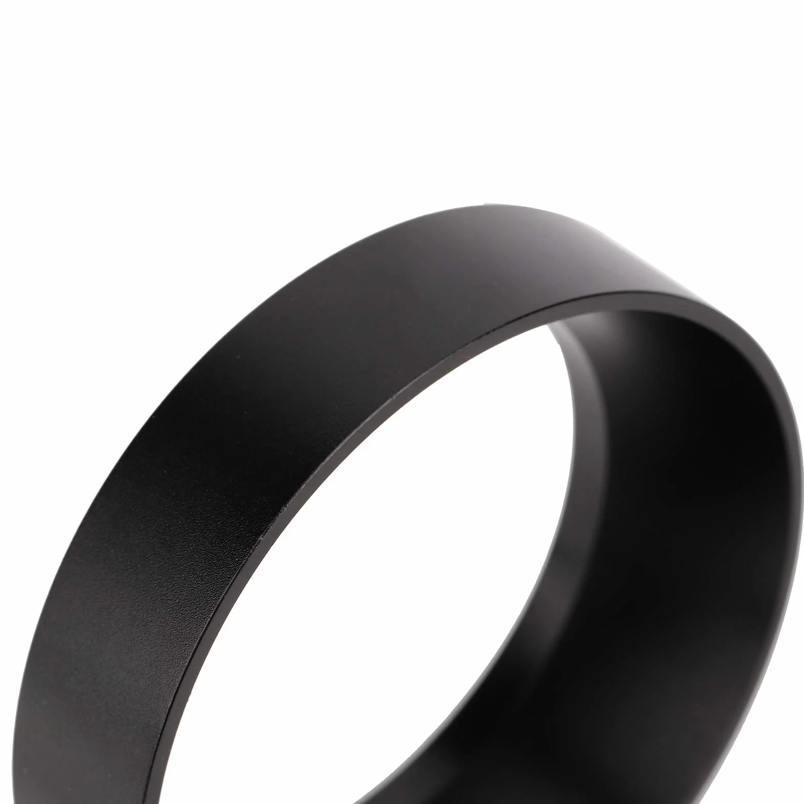 Aluminiowe pierścienie dozujące do kawy 58 mm, lejek magnetyczny, akcesoria do ekspresu, czarne