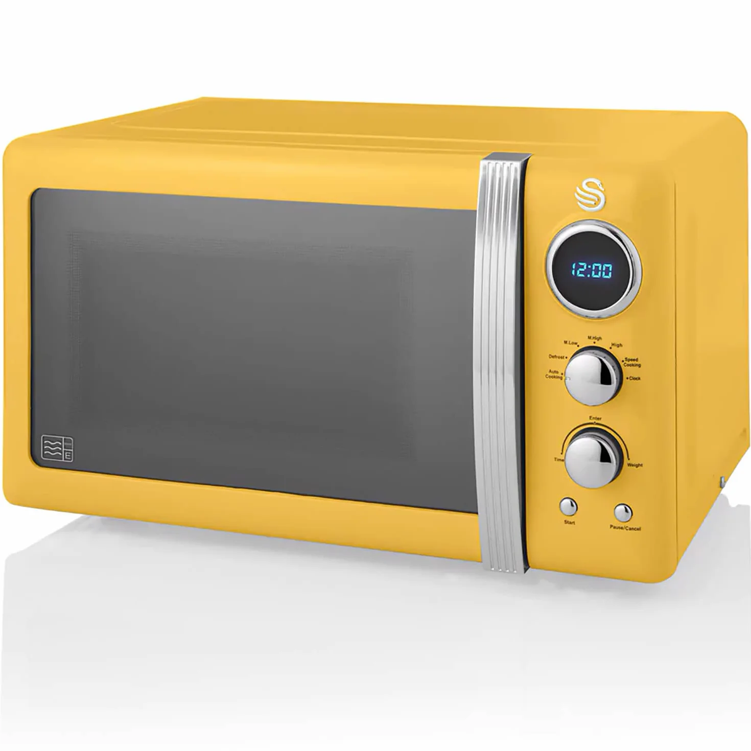 Swan Retro SM22030YELNEU cyfrowa kuchenka mikrofalowa 20 l 800 W żółty