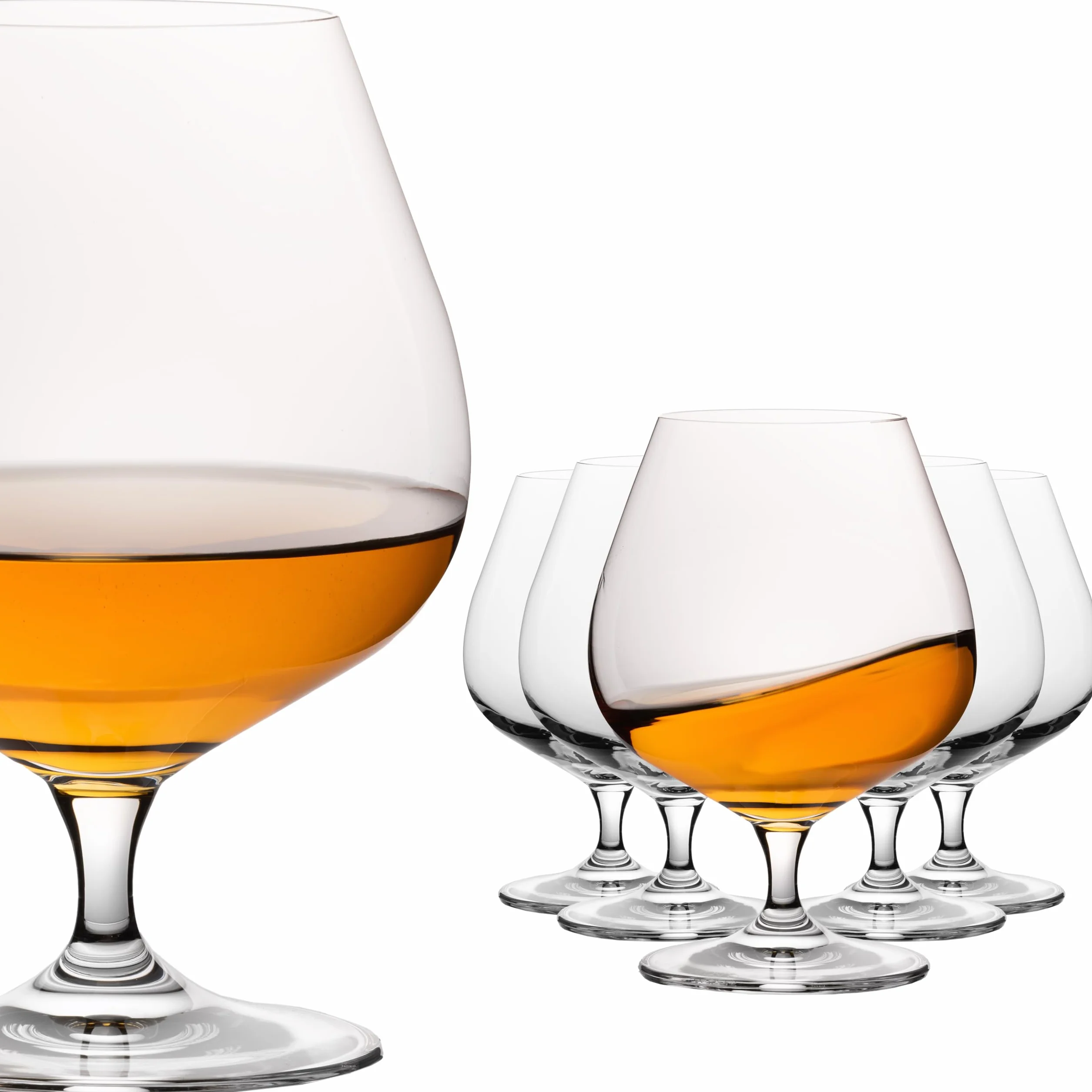 IMPERIAL kieliszki do koniaku 550 ml zestaw 6 sztuk szkło kryształowe