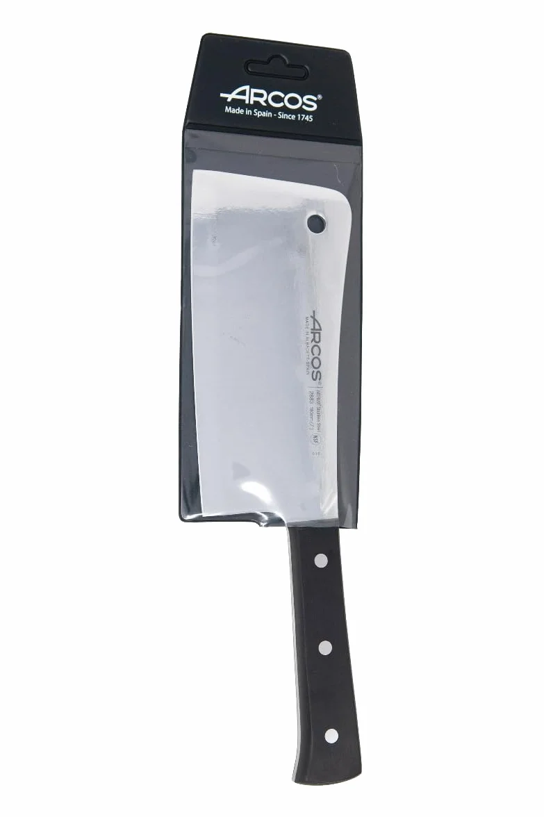 ARCOS Nóż tasak 18 cm Nitrum stal nierdzewna ostrze 180 mm, profesjonalny nóż do trybowania