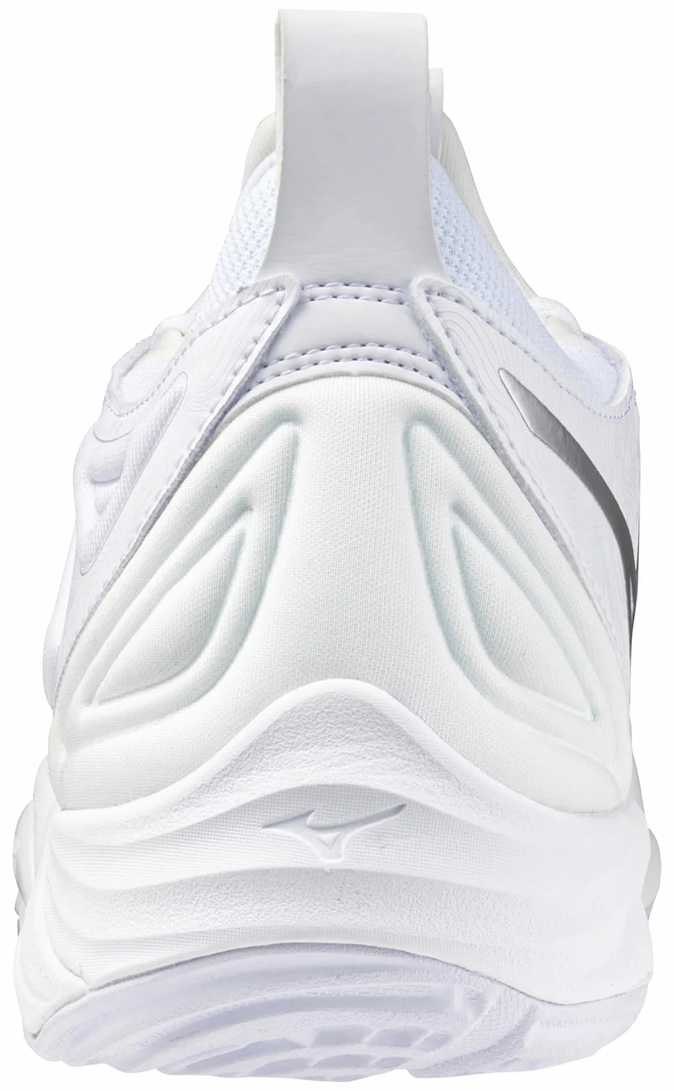 Mizuno Wave Momentum 3 Men's Volleyball Shoe, White-Silver, 8.5