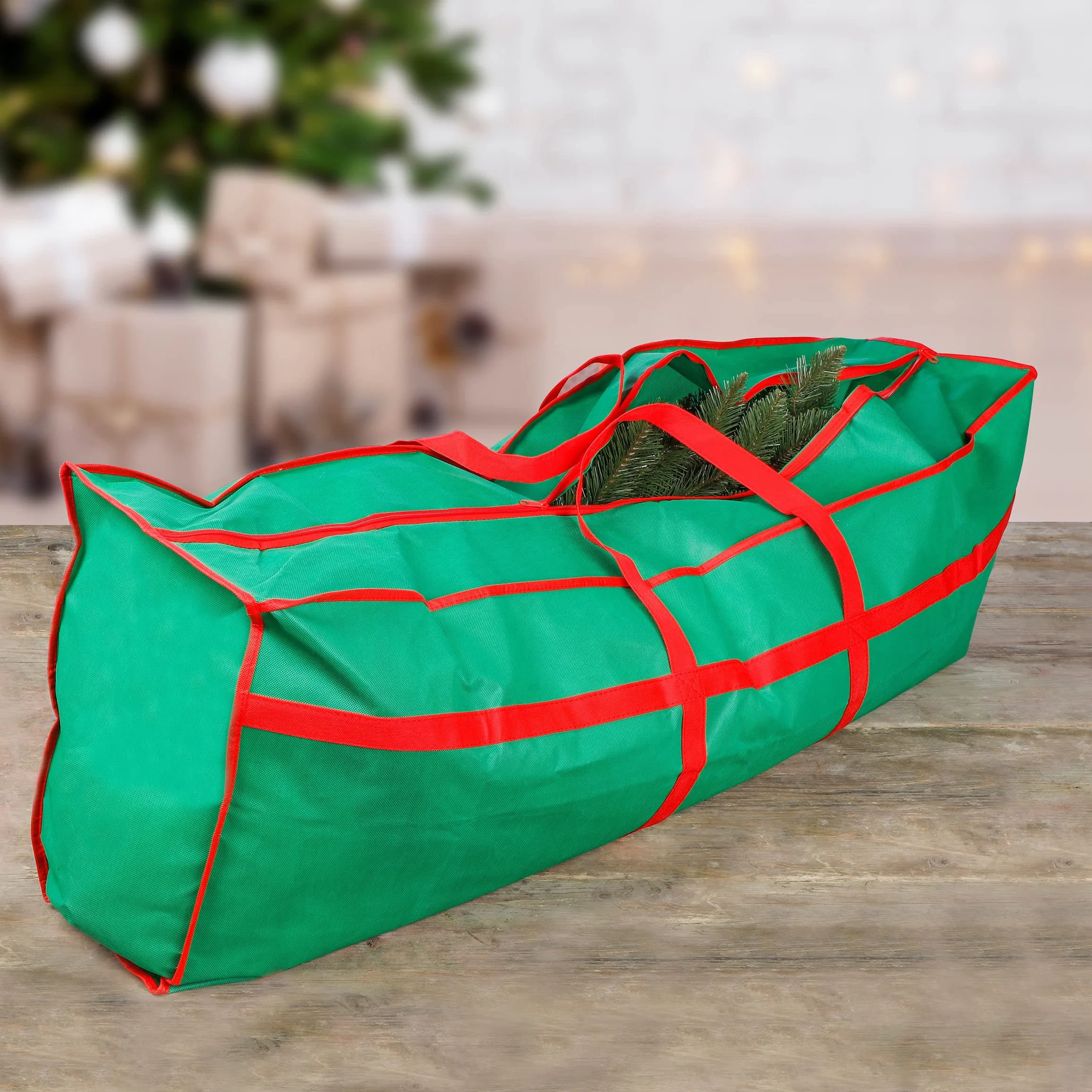 Pokrowiec na choinkę z zamkiem 120x43 cm torba do przechowywania choinek do 210 cm