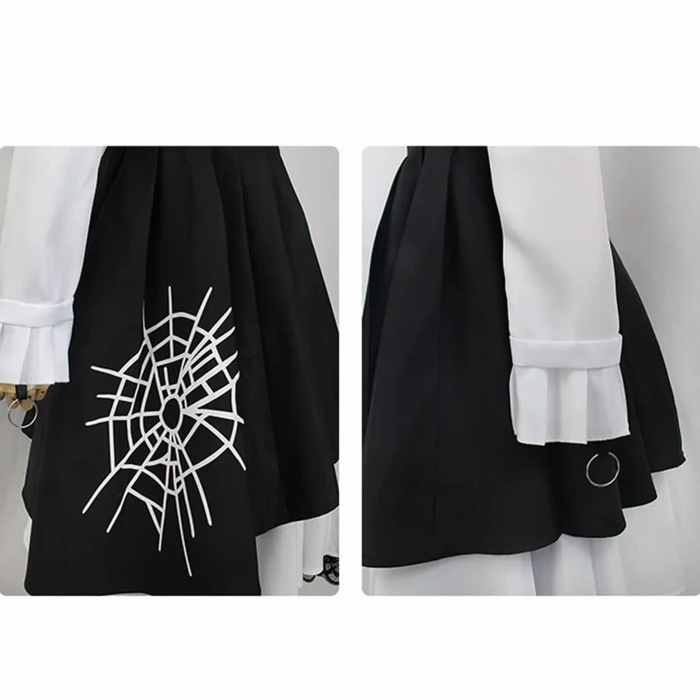 Tōjō Kirumi kostium cosplay, dla kobiet, strój pokojówki, mundurek szkolny, anime, na Halloween, imprezę, cosplay, ubrania dla dziewcząt, fanów