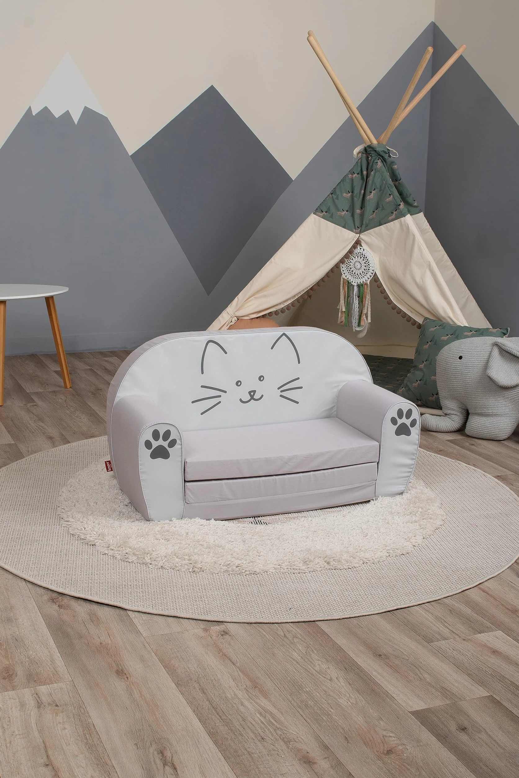 Knorrtoys 68481 sofa dziecięca Lilli bawełna kolorowa