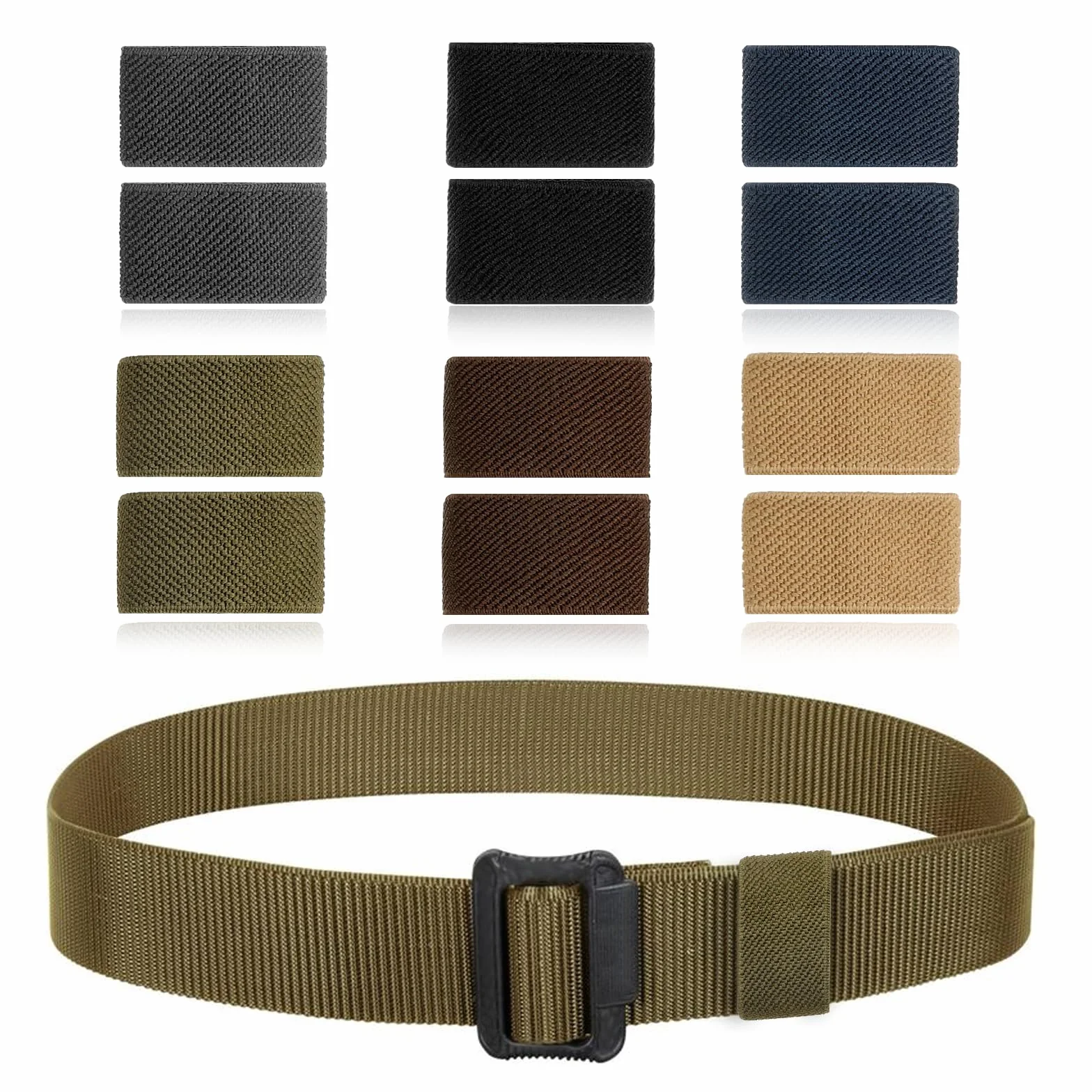 Bewudy 16 sztuk elastycznych pasków, organizery szlufki na pasek, paski do plecaka, do pasków o szerokości 3,8 cm, __PLACEHOLDER_BRAND_10__ ++__PLACEHOLDER_BRAND_10__ __PLACEHOLDER_BRAND_10__