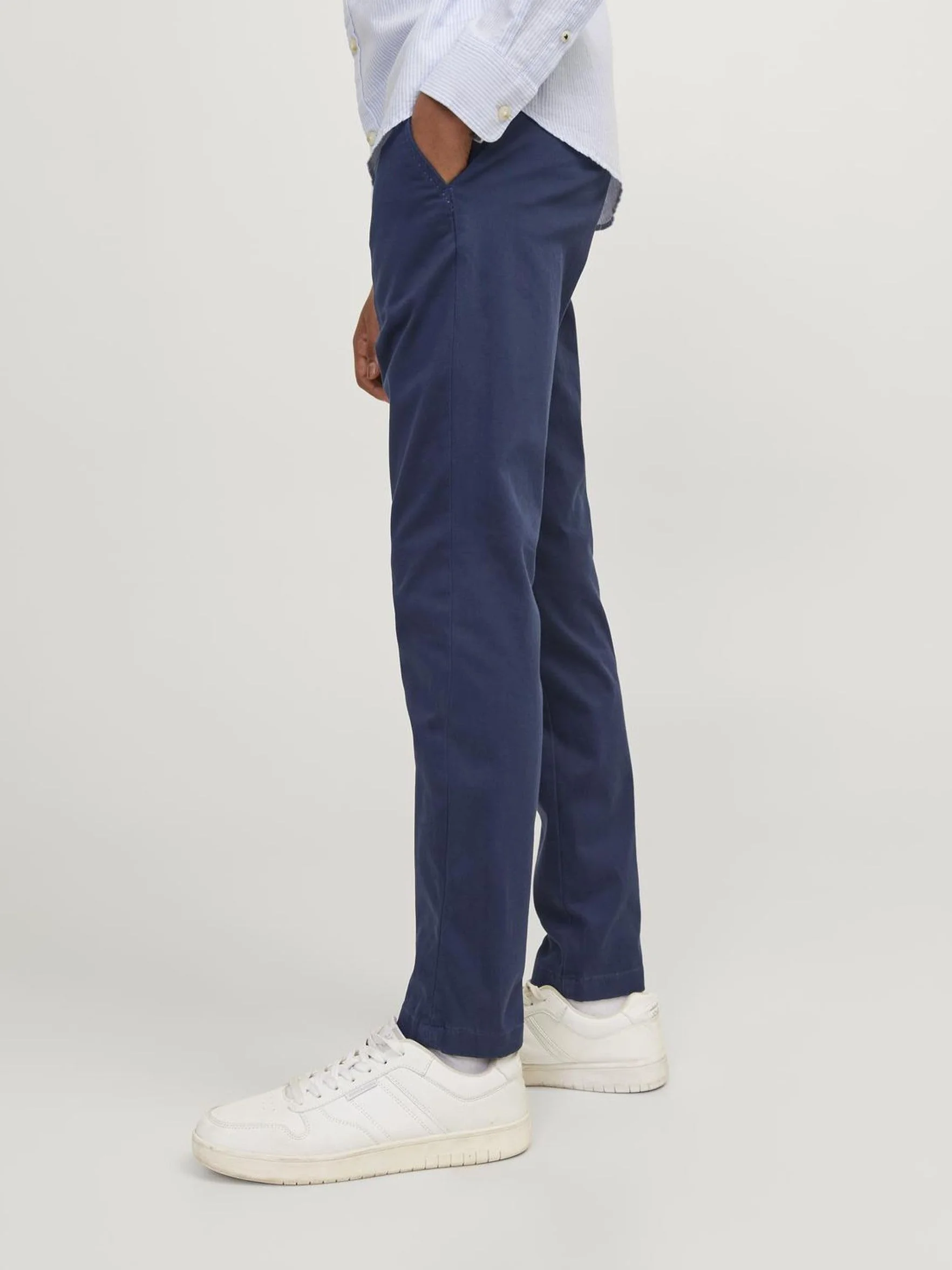 JACK & JONES Jjimarco Jjbowie Sa Navy Blazer Noos Jr - Spodnie Chłopcy