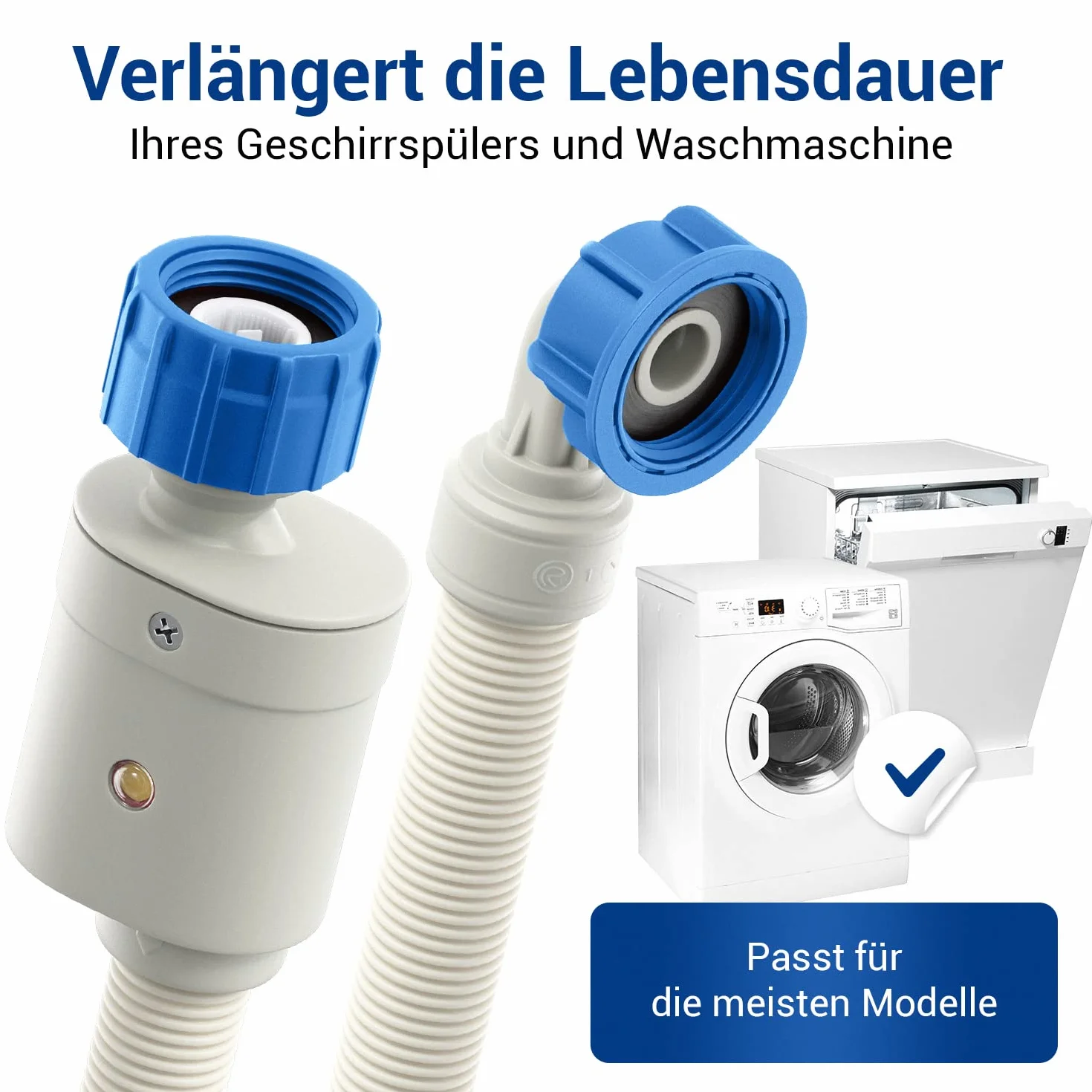 VIOKS Wąż dopływowy AQUASTOP 4,0 m do pralki/zmywarki Gorenje