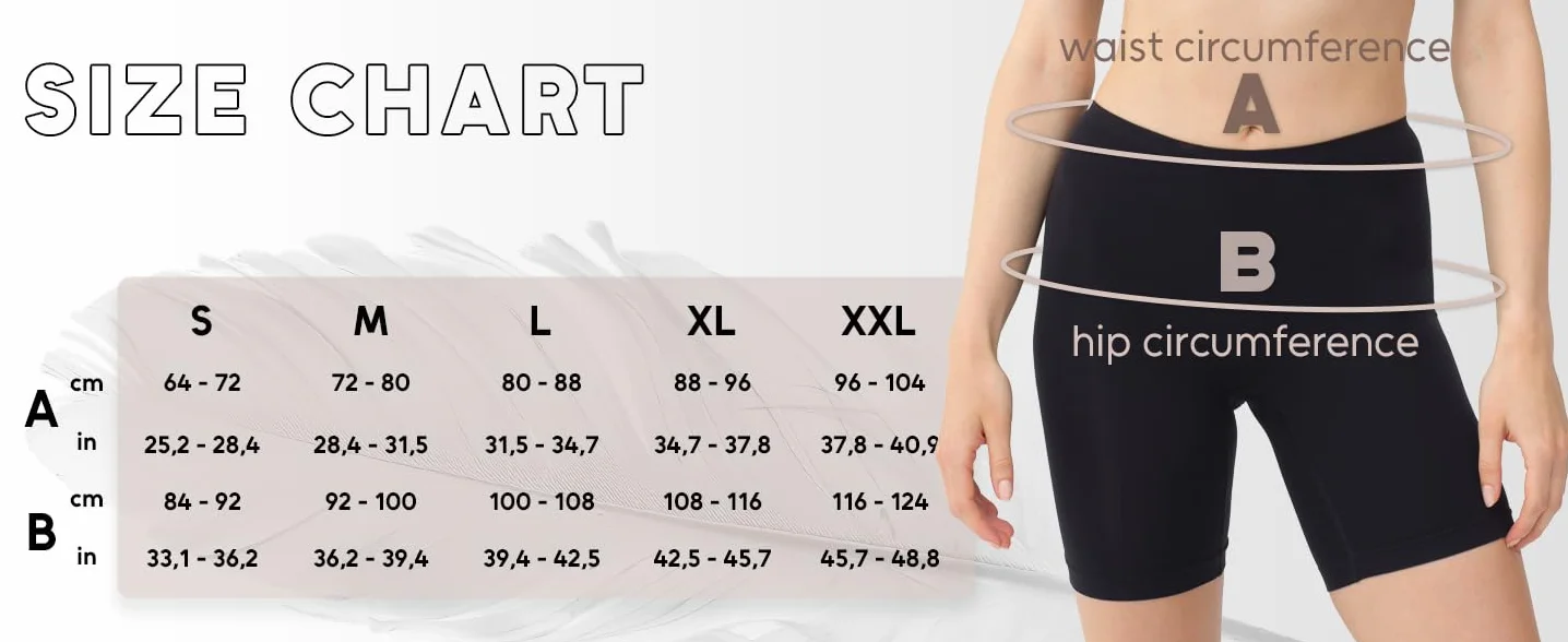 GATTA majtki Sensual Skin Shorts Long - majtki dla kobiet chroniące uda przed otarciami, przeciw odparzeniom, komfortowe, delikatne, niwelujące podrażnienia, dyskretne, elastyczne