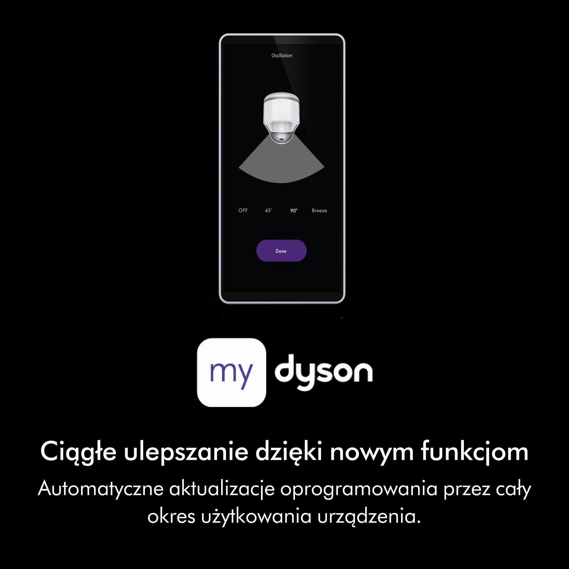 Dyson Purifier Cool PC1 chłodzący oczyszczacz powietrza o dużej mocy (Biały/Biały)