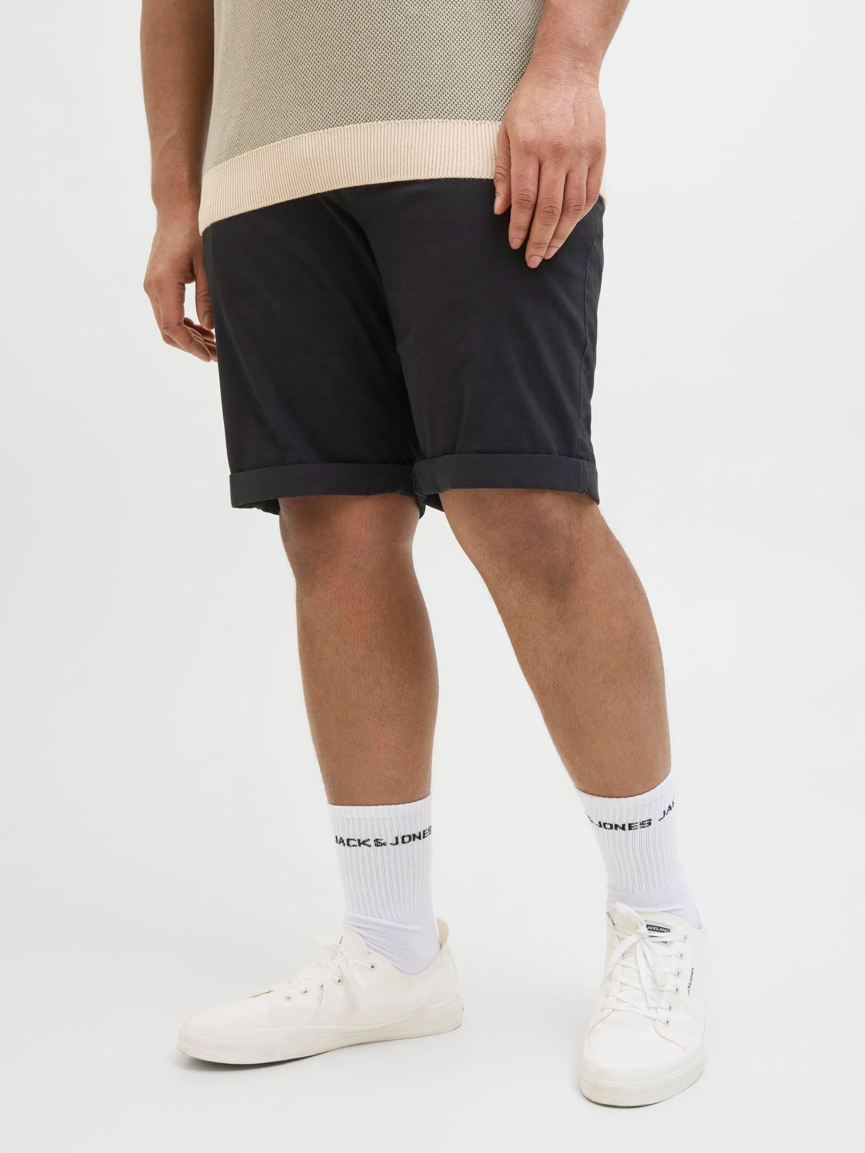 JACK & JONES Jpstdave Jjchino Szorty Sn Akm Pls - Szorty chinosy Mężczyźni